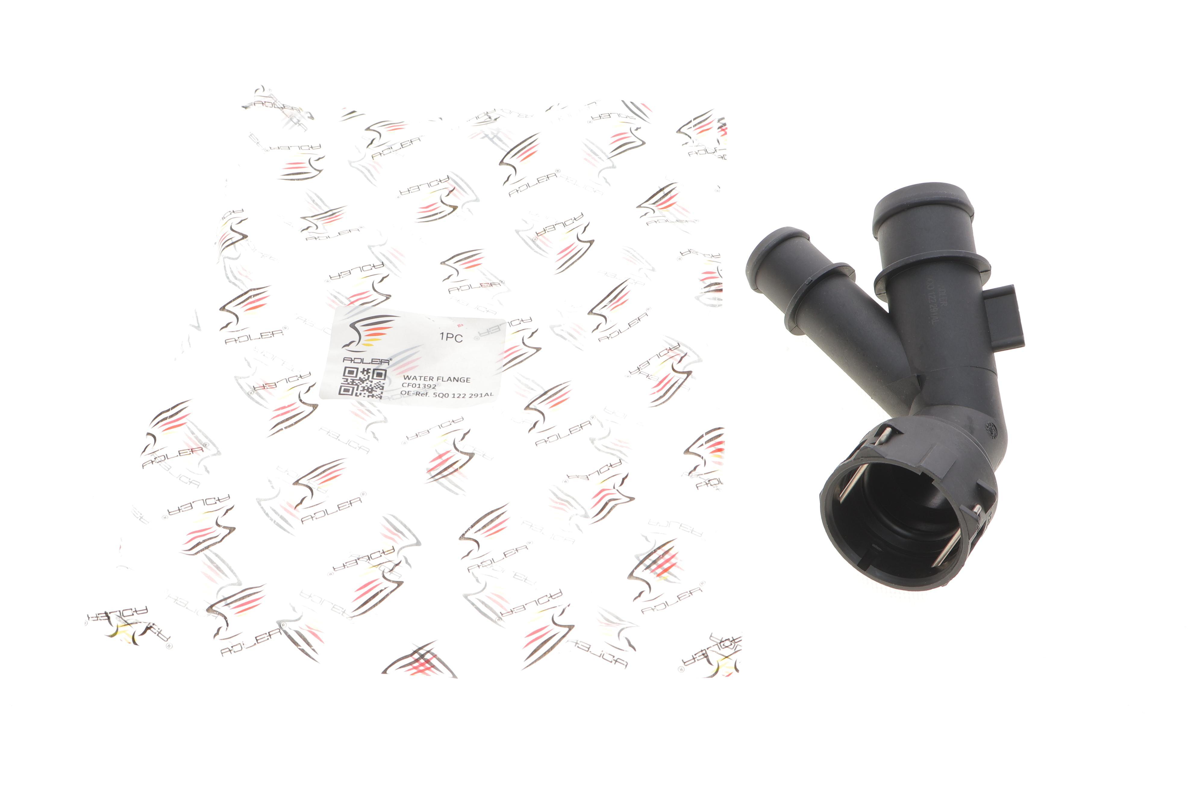 Фланець системи охолодження VW Passat/Tiguan 2.0 TSI 15-