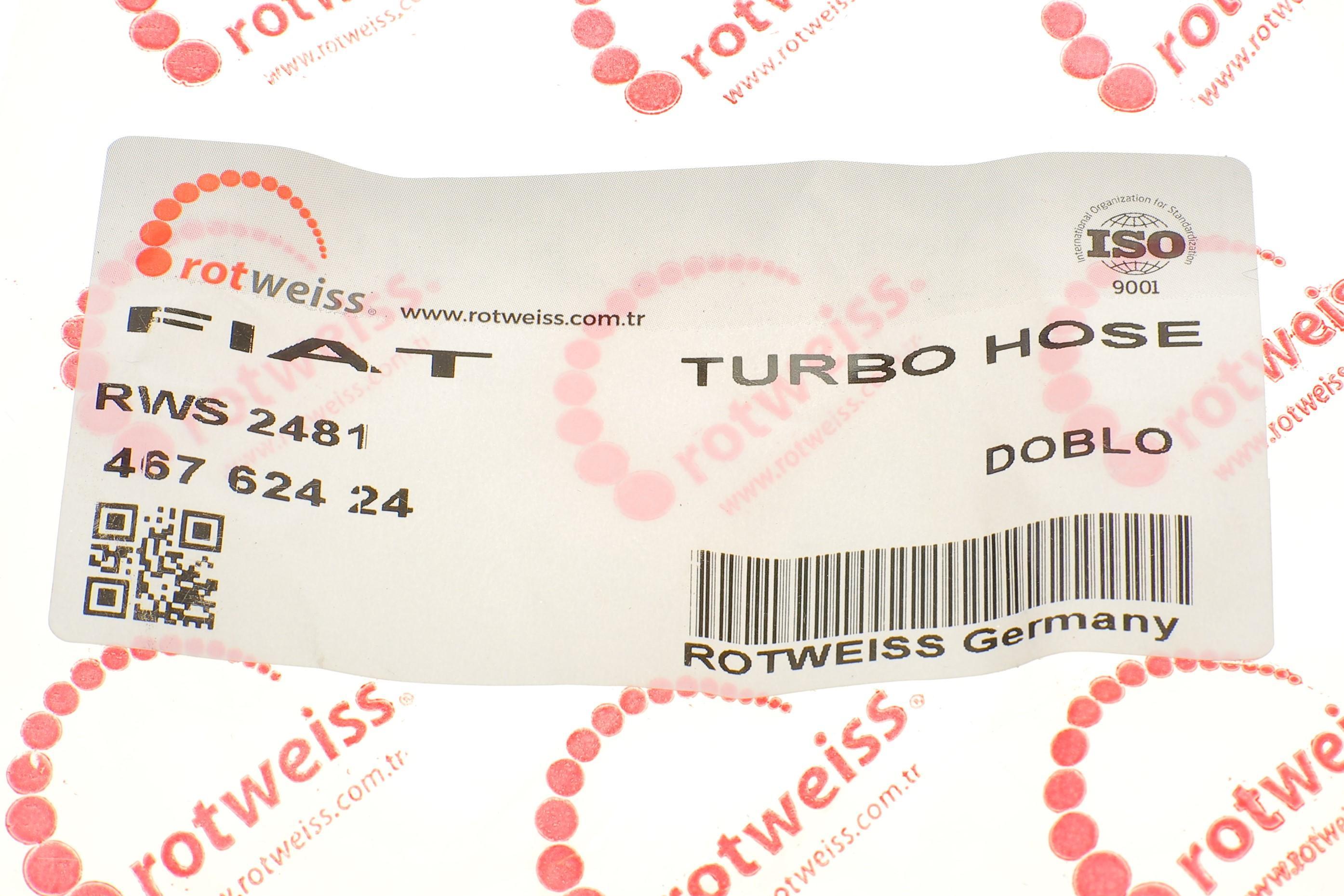 Патрубок системи охолодження Fiat Doblo 1.9 D 01-