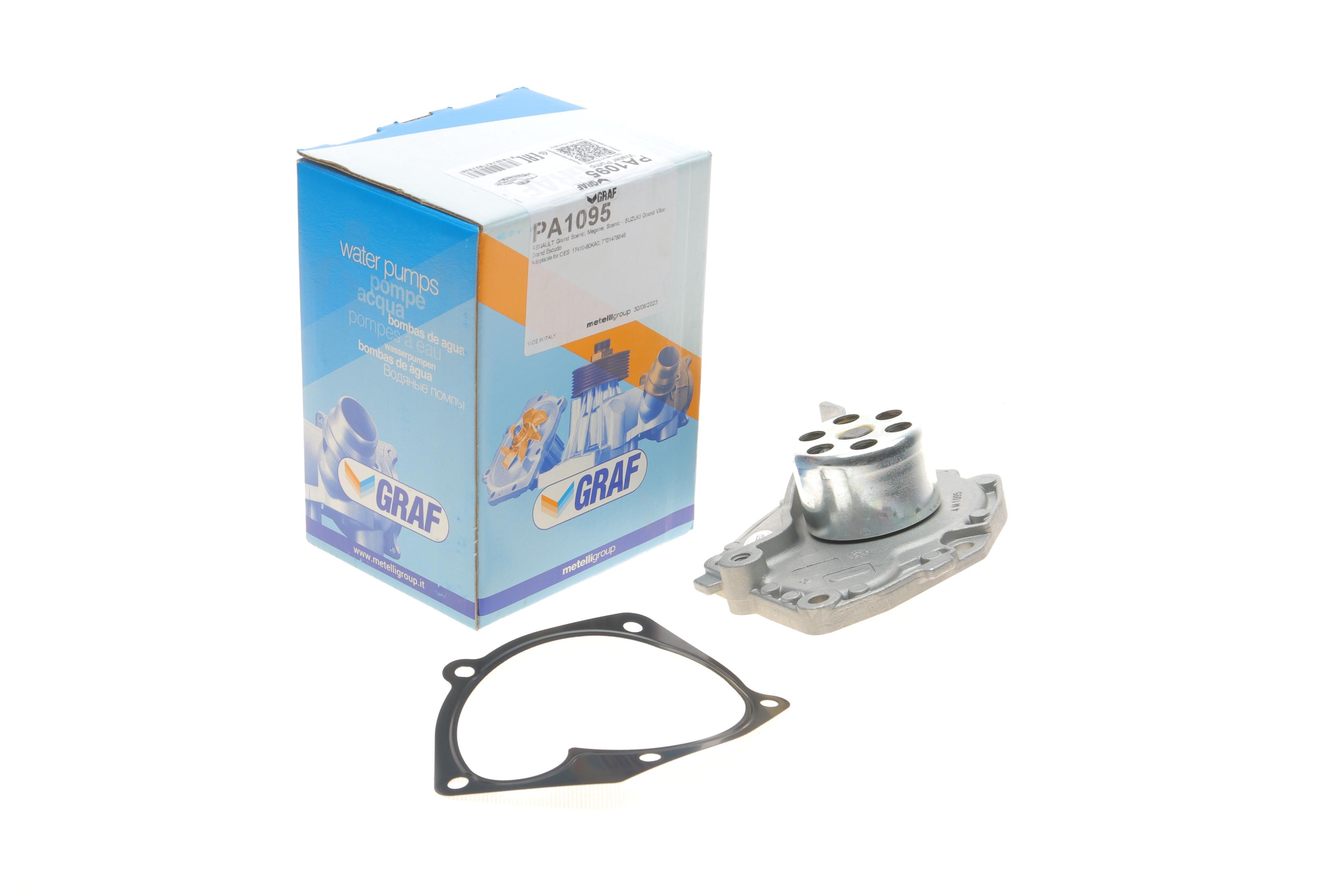 Помпа води Renault Megane/Scenic 1.9 dCi 08-/Suzuki Grand Vitara 1.9DDiS 06-15 (B/B Ext.) (20 лоп)