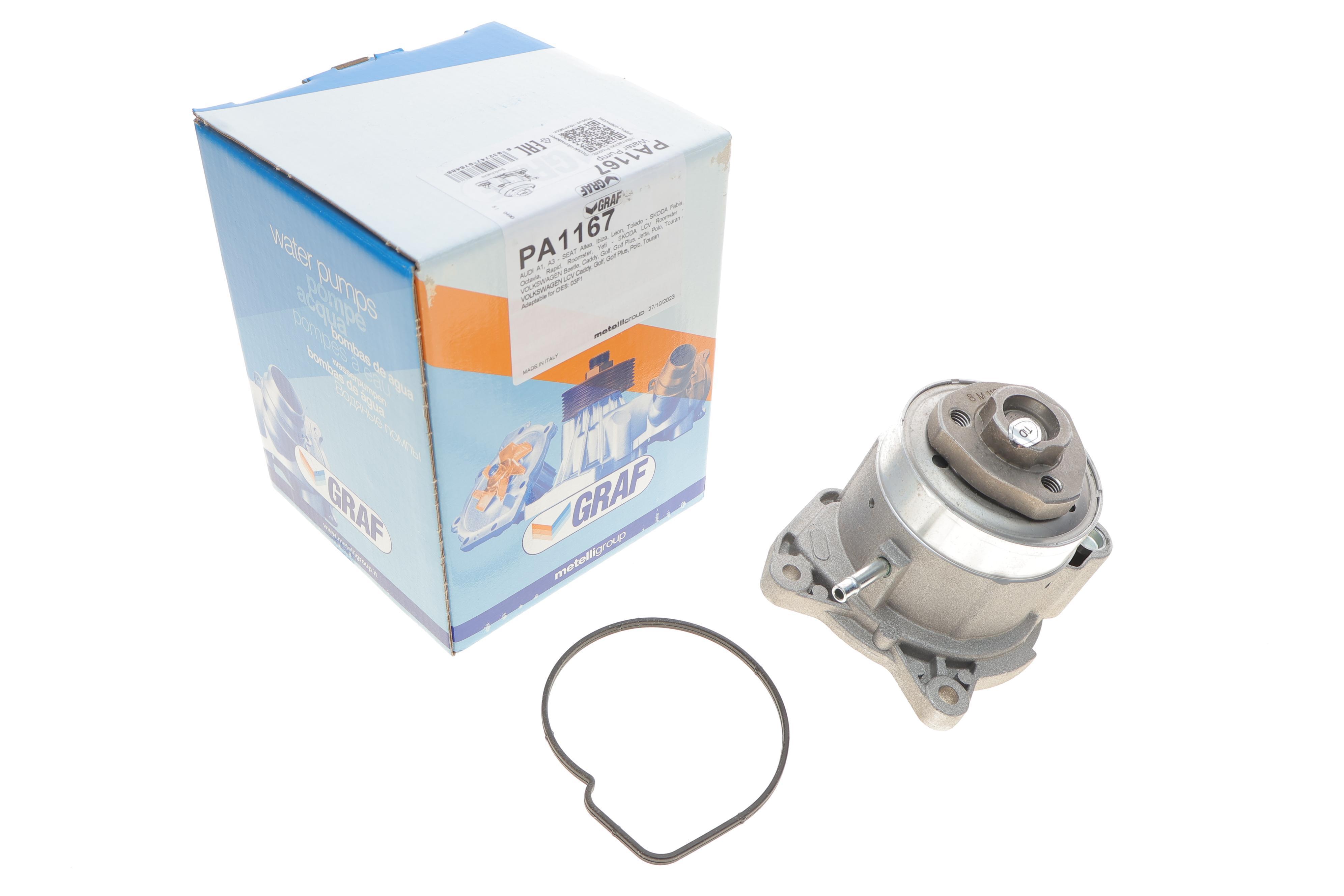 Помпа води Audi A3/Skoda Fabia/Rapid/Octavia/VW Caddy/Golf/Polo 1.2TSI 10- (перемикається) (B/B)(7 л