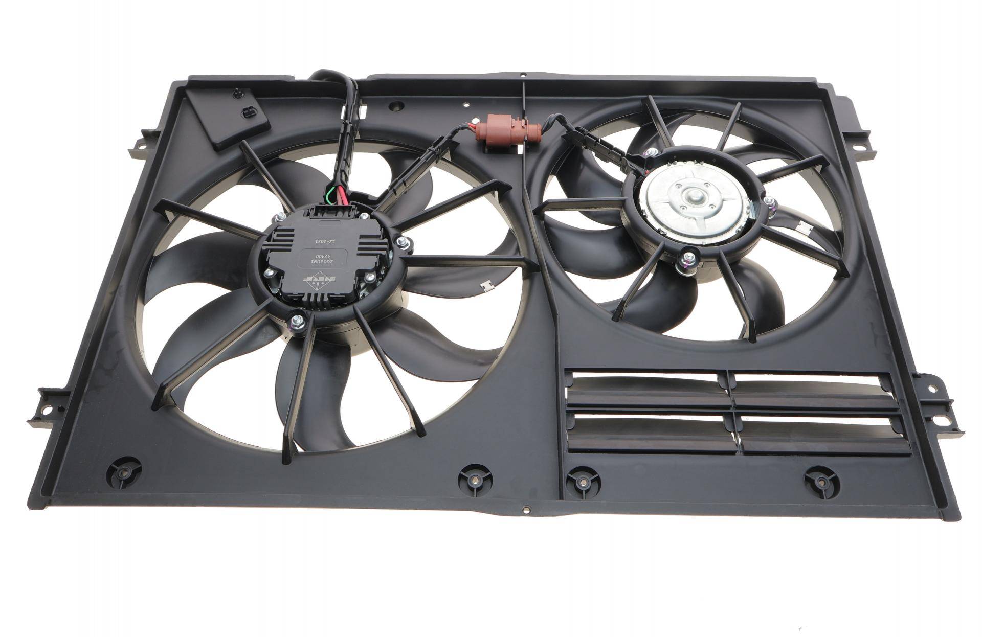 Вентилятори радіатора (електричні) VW Caddy/Audi A1/A3/Skoda Octavia/Superb 1.2-3.6 03- (D=360)