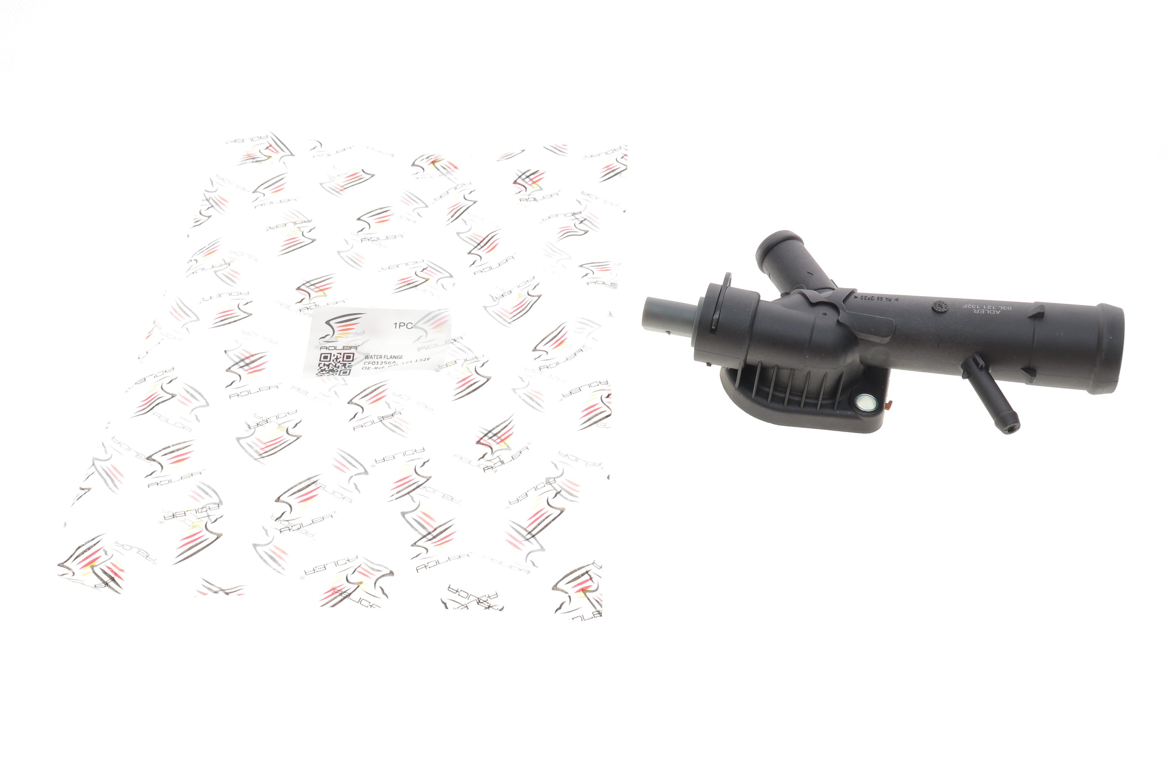 Фланець системи охолодження VW Golf 1.6TDI 09-12/Polo 1.2/1.6TDI 09-