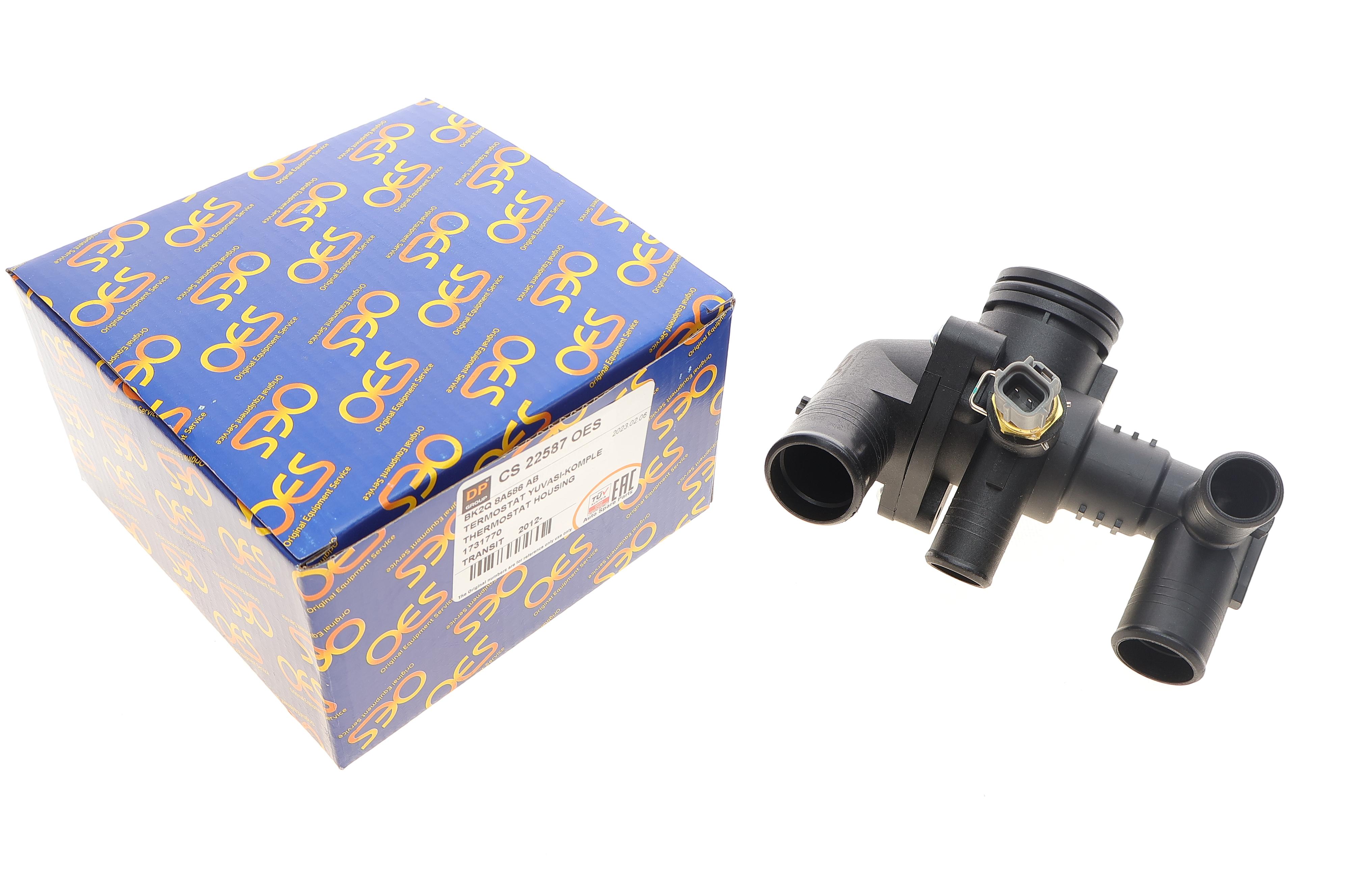 Термостат Citroen Jumper/Ford Transit/Peugeot Boxer 2.2HDi/TDCi 11- (+датчик)