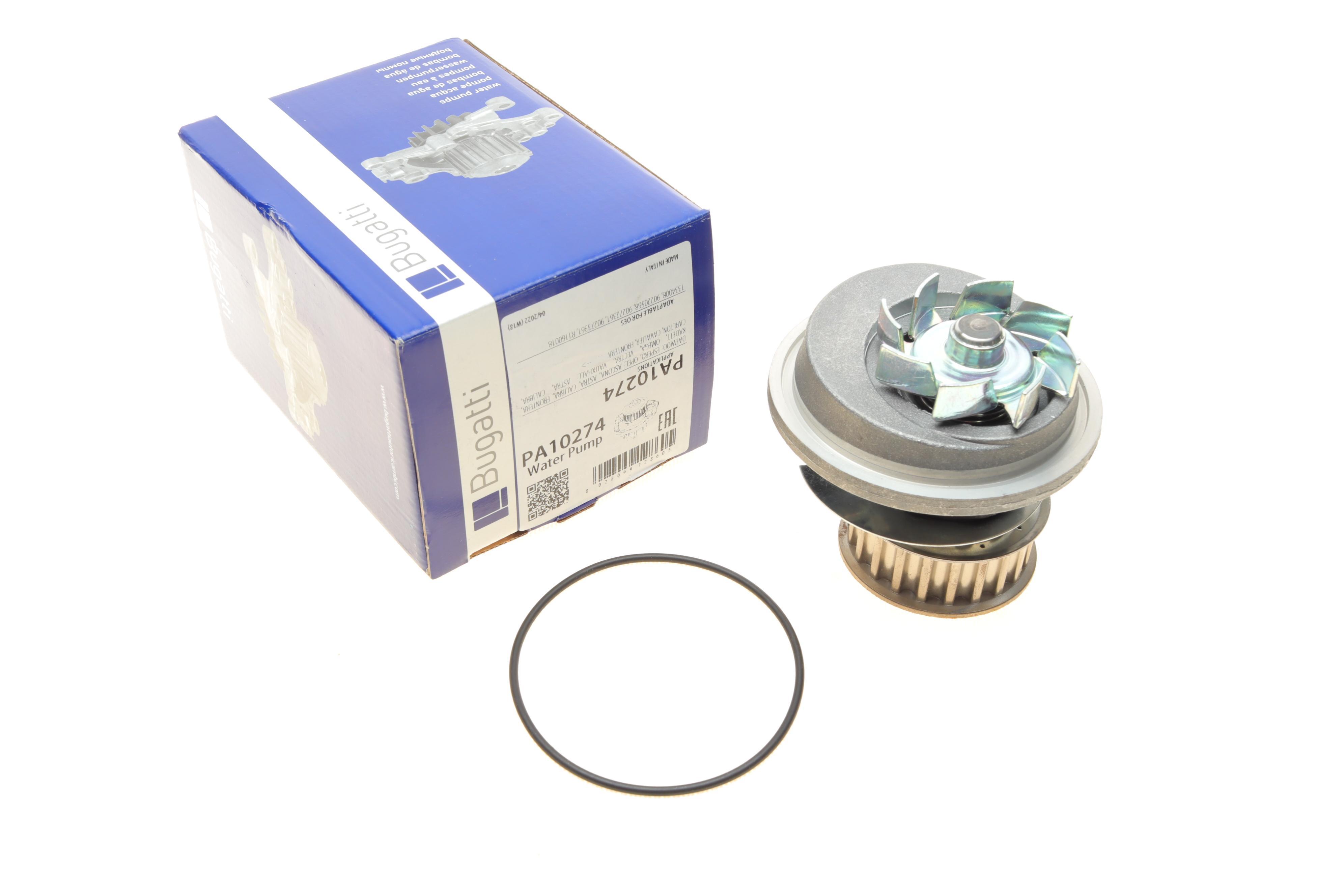 Помпа води Opel Astra F/Kadett E/Omega A/Vectra A/Ascona C 1.6/1.8/2.0 84-98 (B/B)(8 лоп)