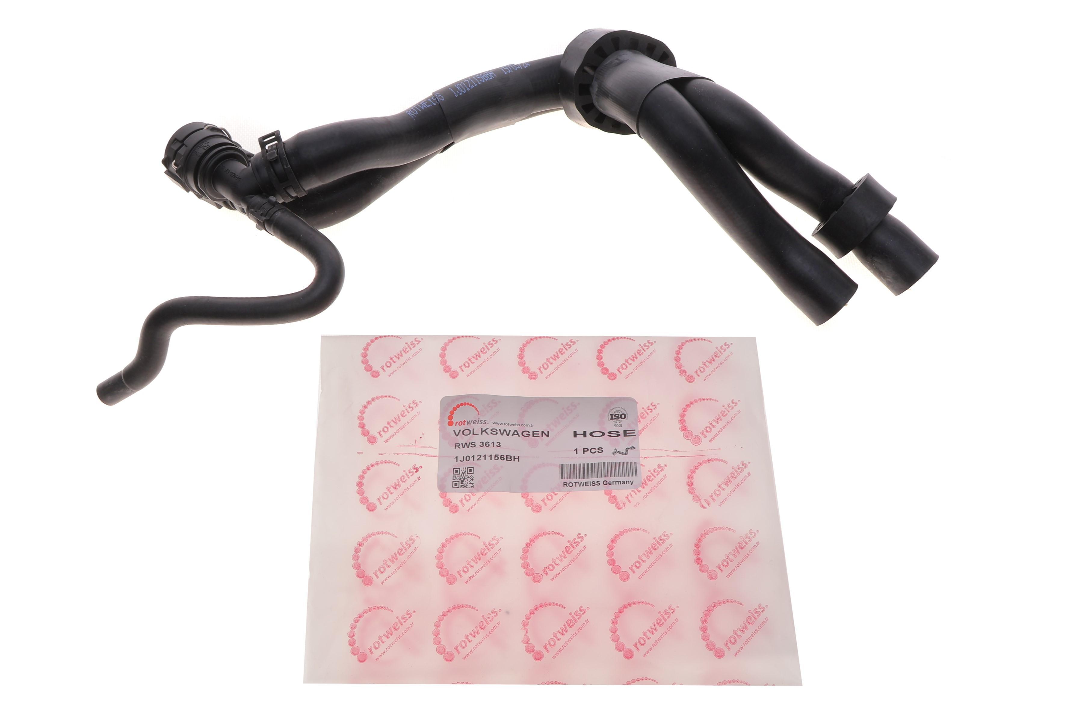 Патрубок системи охолодження Audi A3/Skoda Octavia/VW Golf IV 1.6 00-10 (к-кт в зборі)