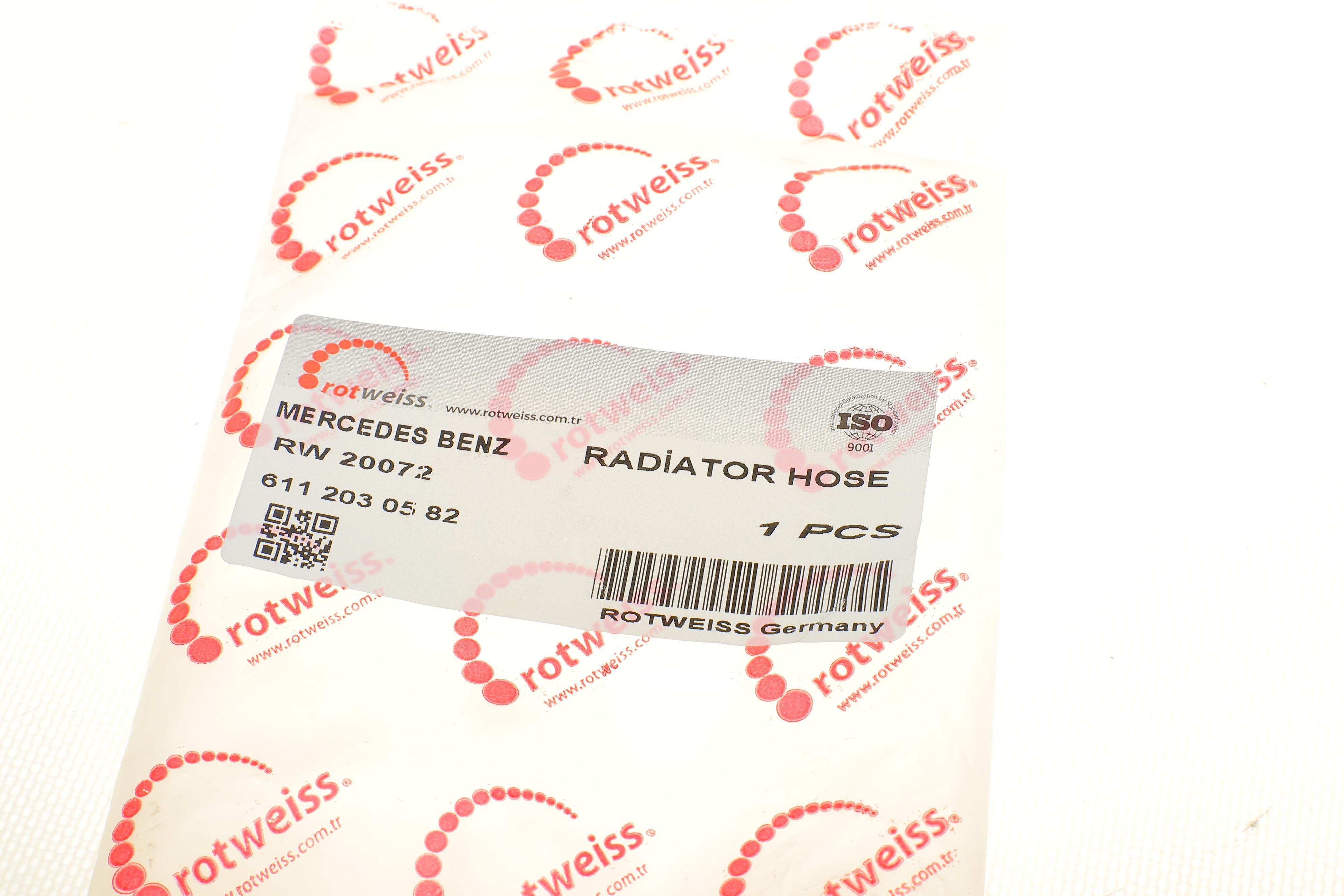 Патрубок радіатора MB Sprinter/Vito CDI 99-06 (теплообмінника) (OM611/612)