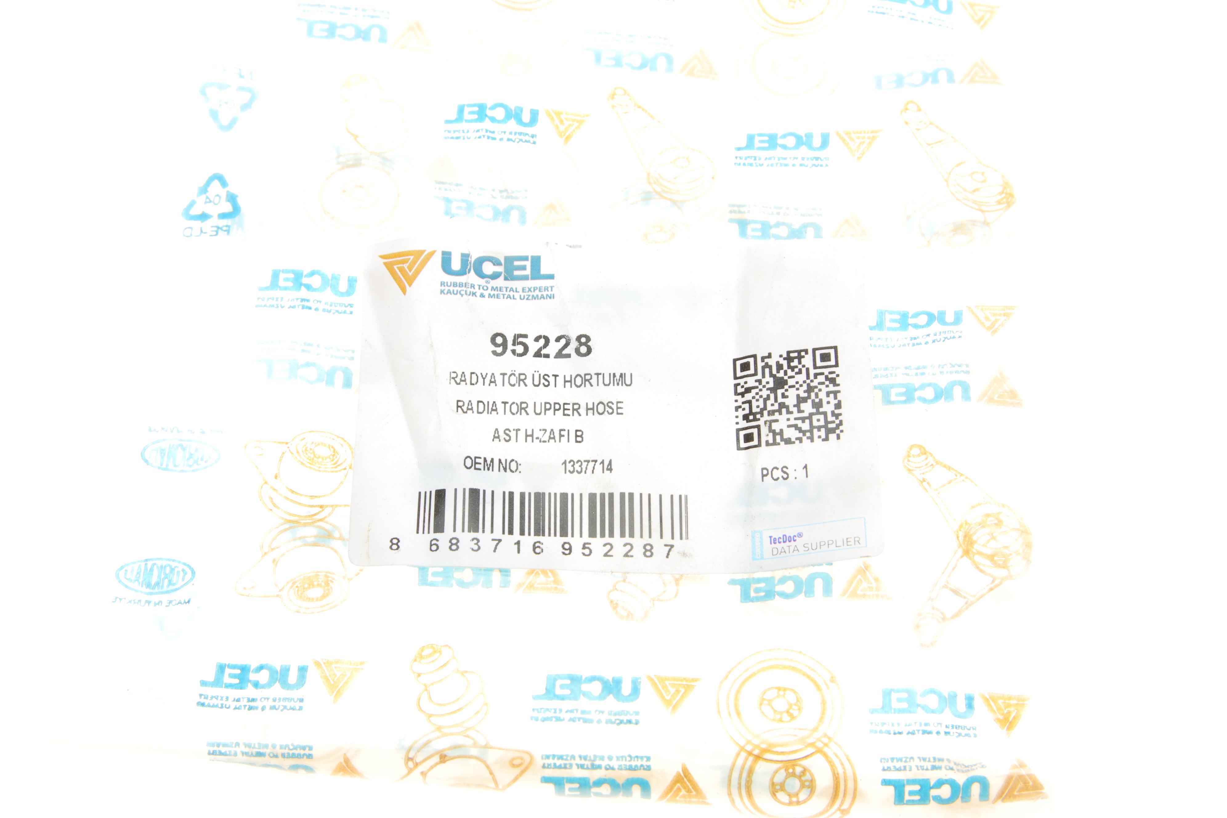 Патрубок радіатора (верхній) Opel Astra/Zafira 1.6/1.8 04-