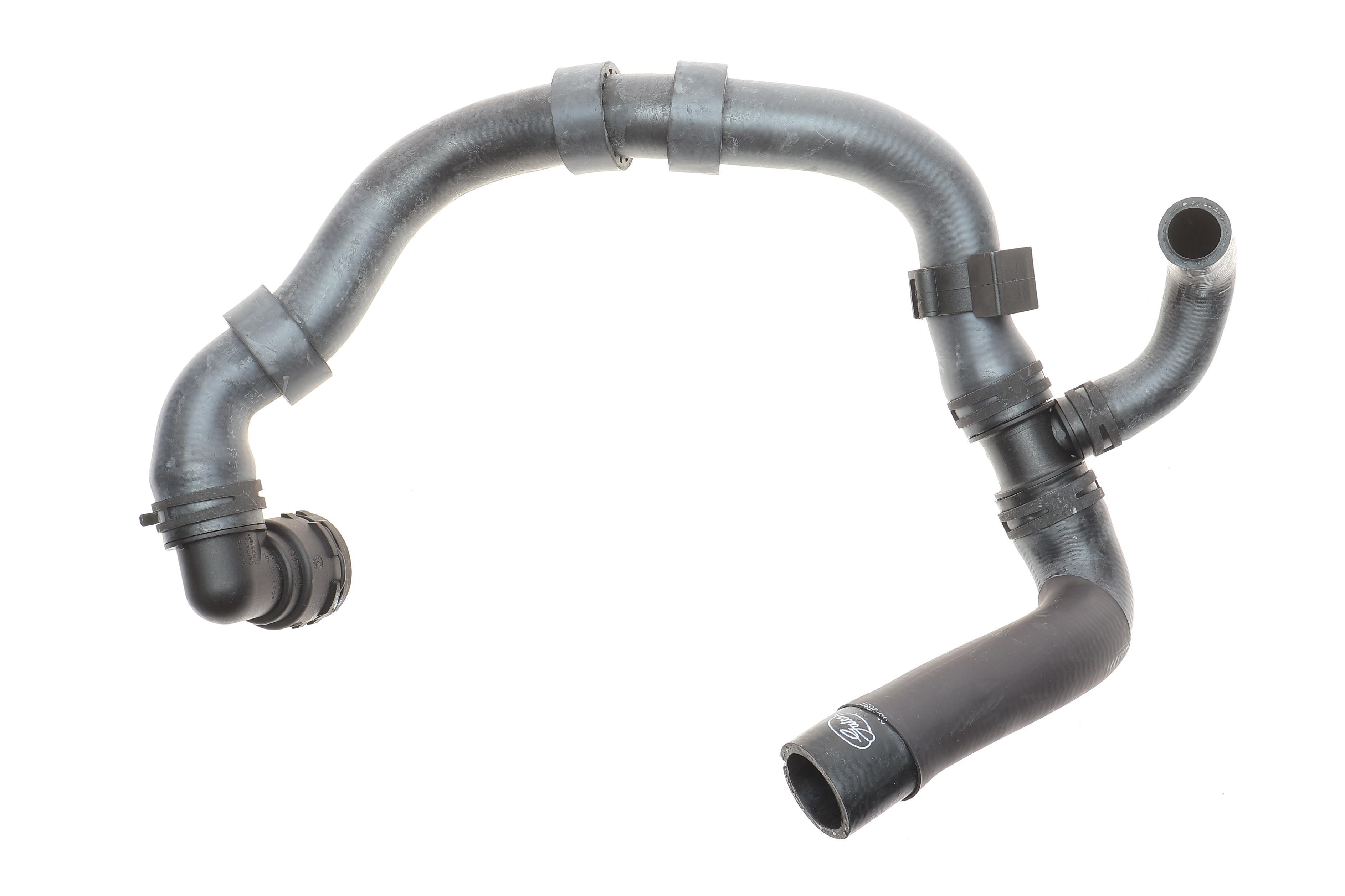 Патрубок радіатора (передній) VW Caddy IV/Golf VI 1.6TDI/2.0TDI 08- (к-кт в зборі)