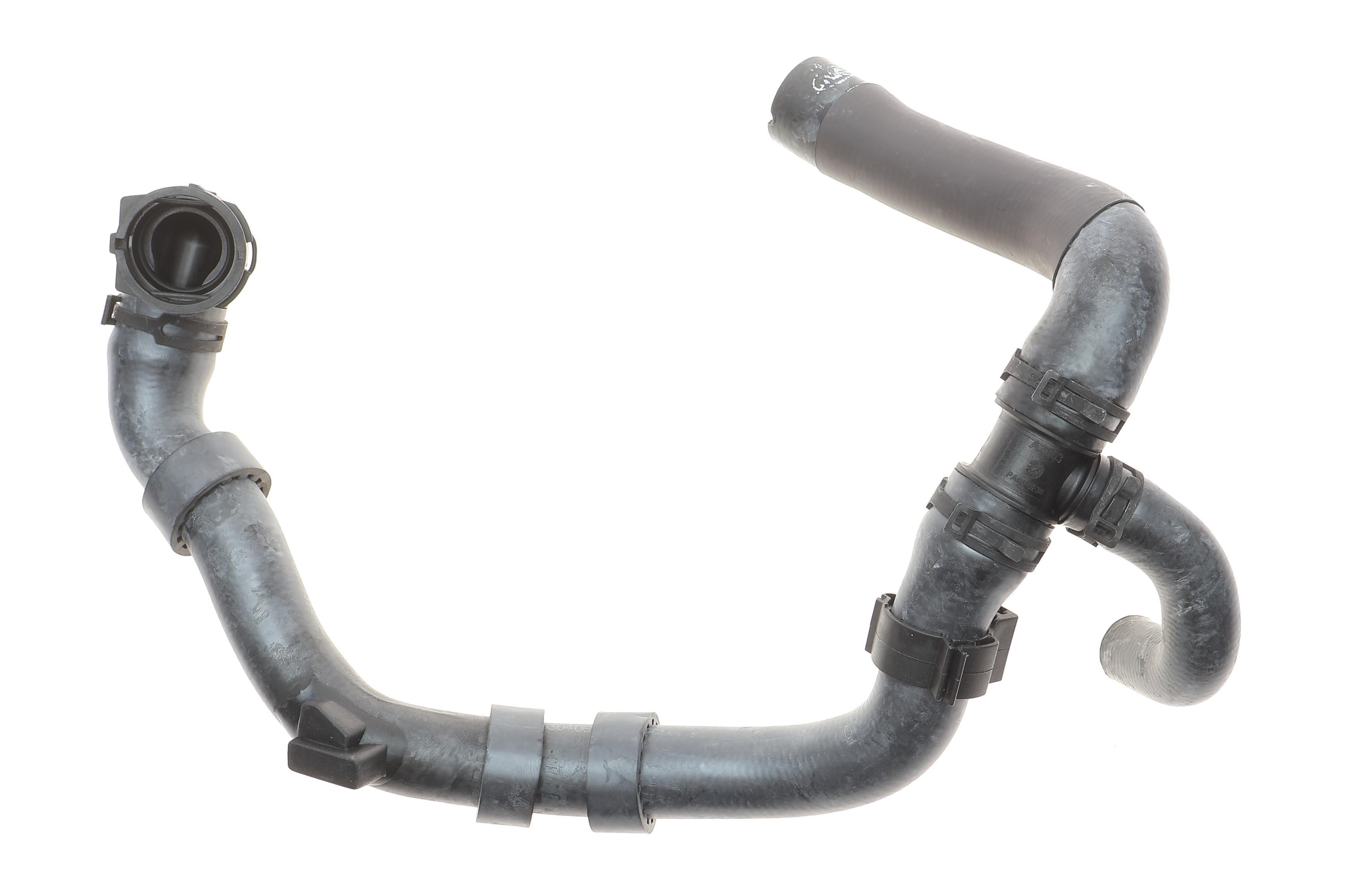 Патрубок радіатора (передній) VW Caddy IV/Golf VI 1.6TDI/2.0TDI 08- (к-кт в зборі)