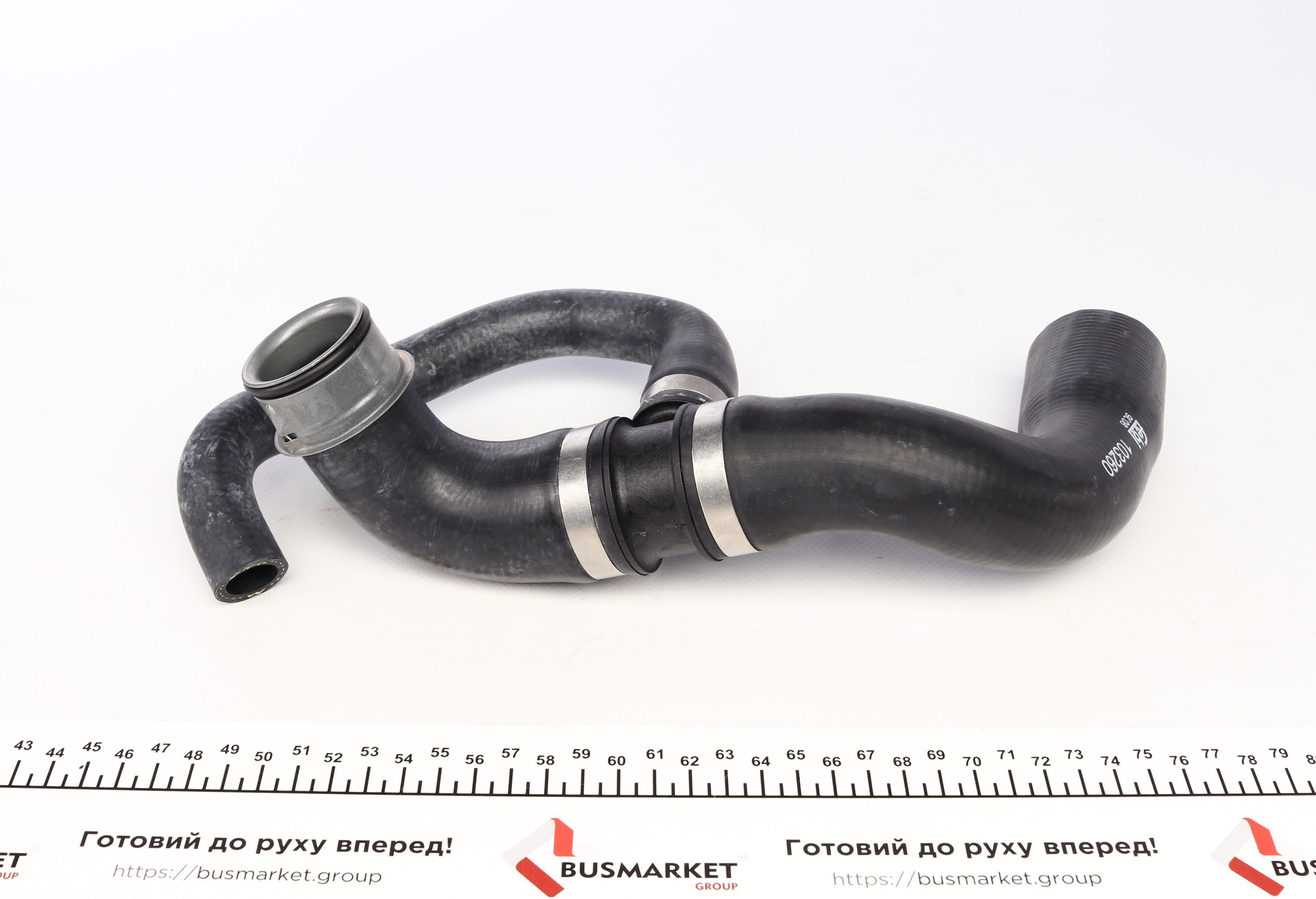 Патрубок радіатора (нижній) MB Sprinter (W906) OM642 06-