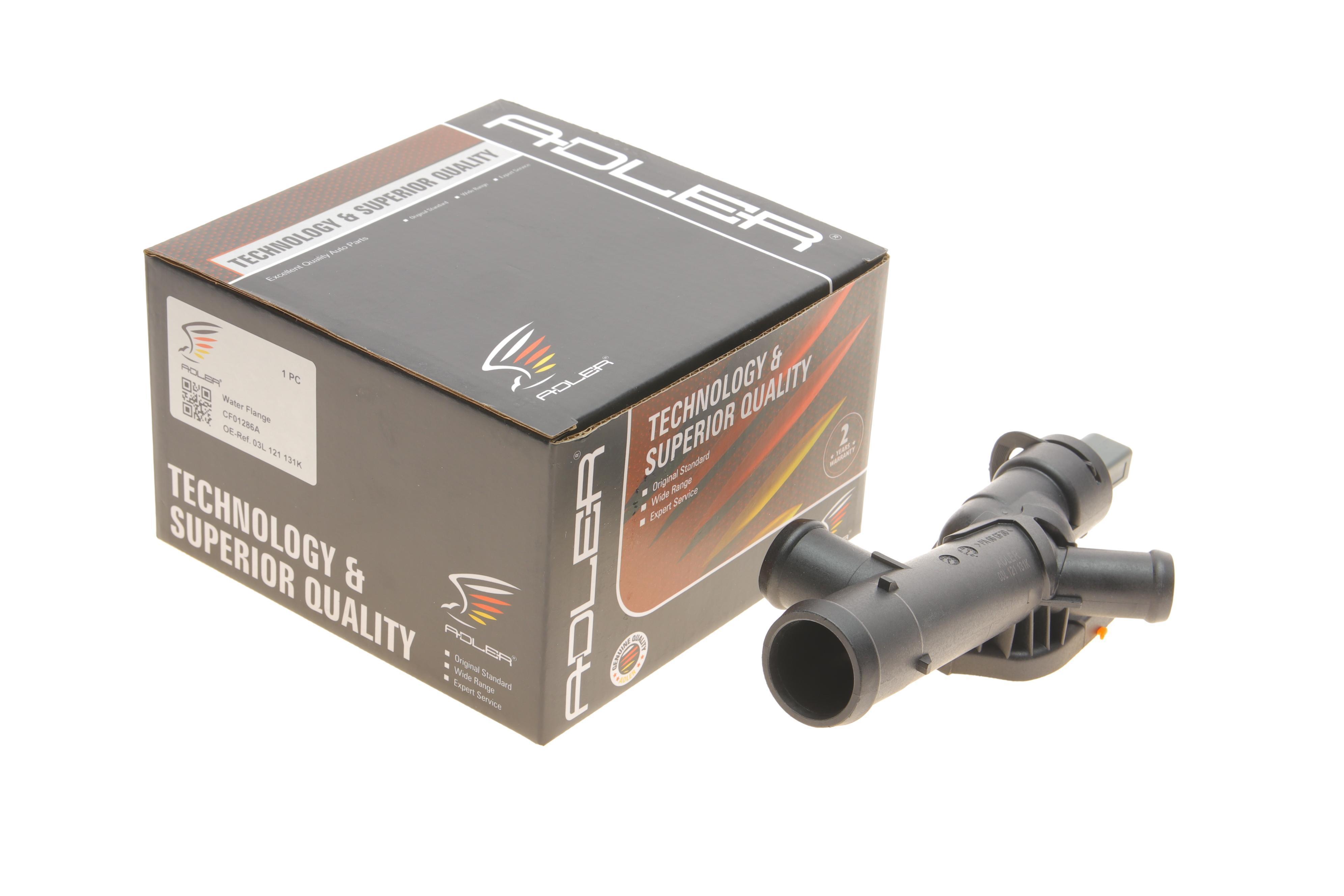 Фланець системи охолодження VW T5 2.0TDI 09-16