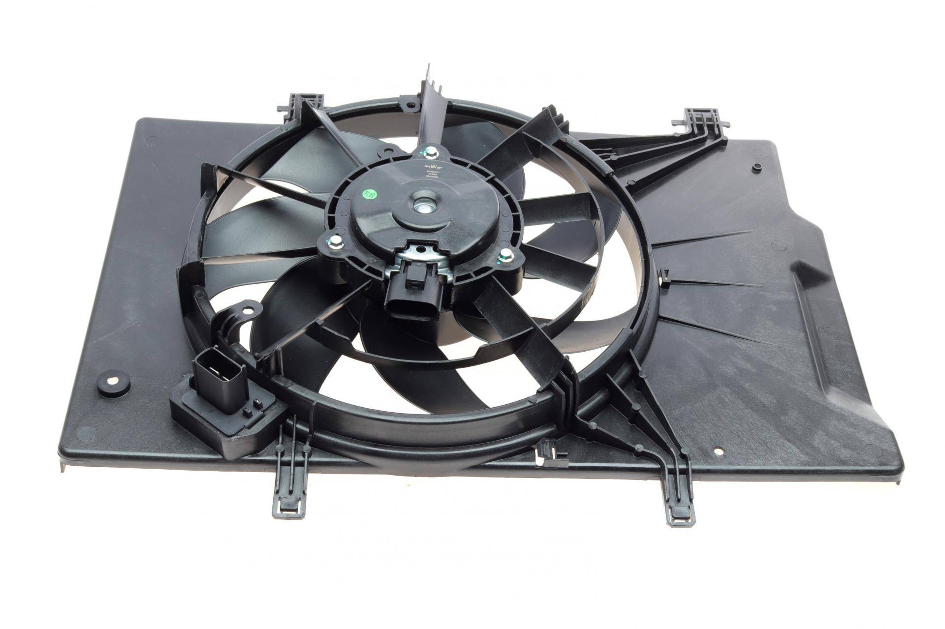 Вентилятор радіатора Ford B-Max 1.5TDCi 12-/Fiesta 1.2-1.6 08-/Ecosport 1.5TDCi 13- (з дифузором)