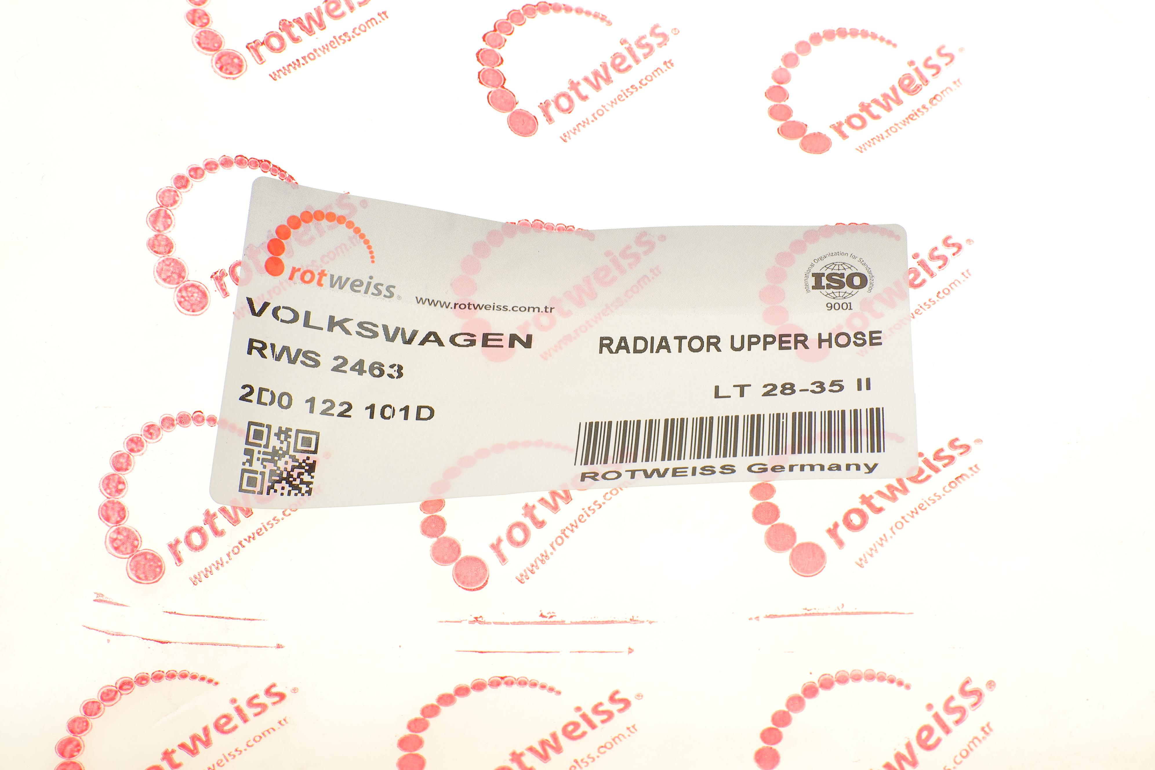 Патрубок системи охолодження VW LT 28-35/28-46 2.5TDI/SDI 96-06