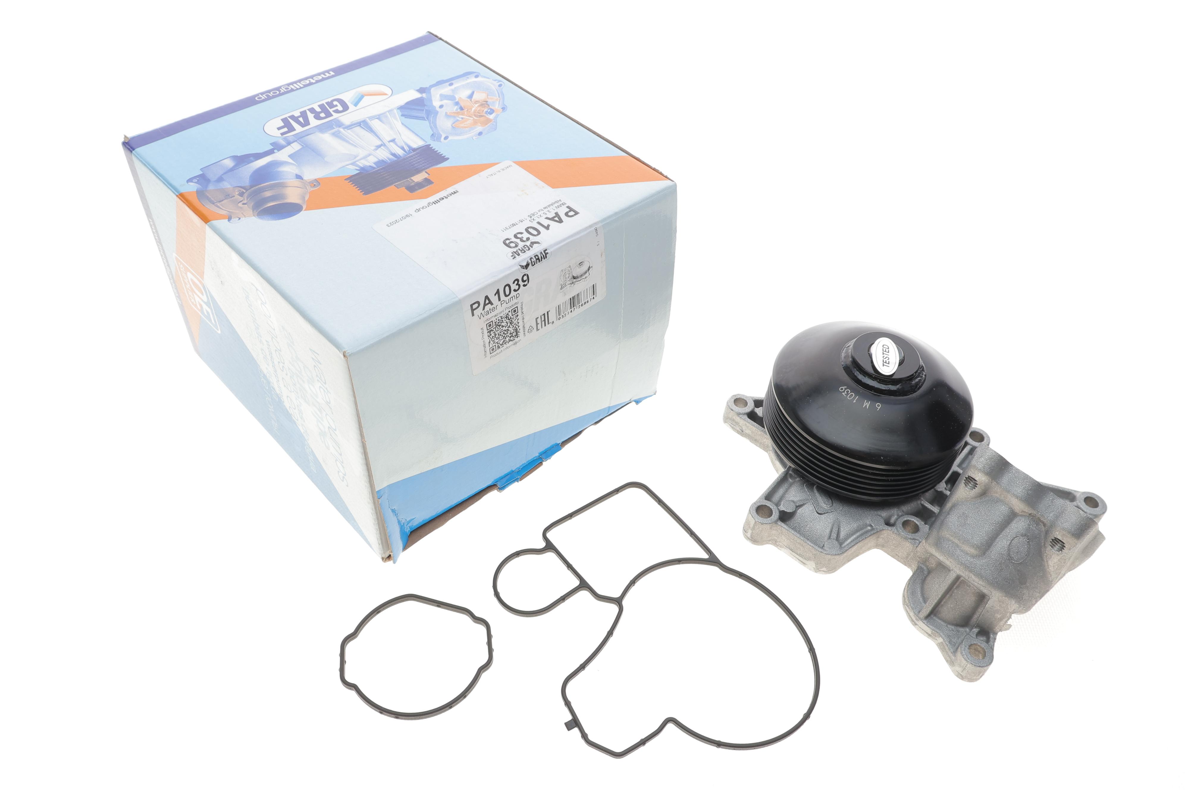 Помпа води BMW 1/3/5/X1/X3 116d/118d/120d/123d/318d/320d/520d/2.0d/xDrive 07-15 (B/B) (6 лоп)(6 кан)