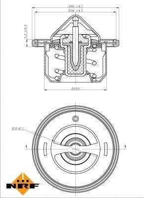 Термостат Subaru Forester/Impreza/Legacy 1.5/2.0 08-14 (91°C)