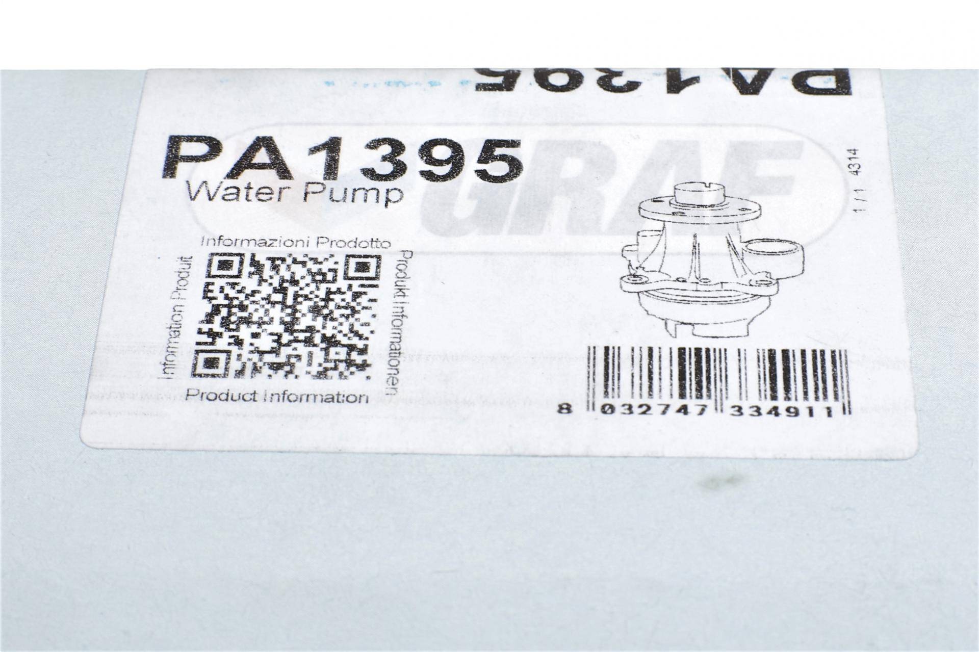 Помпа води Ford Transit 2.0TDCi 16- (R/B) (5 лоп.) (МКПП)