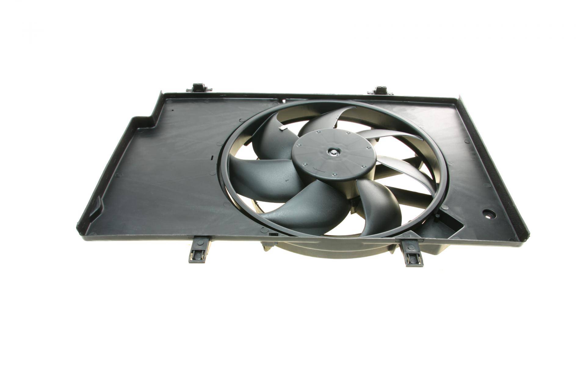 Вентилятор радіатора Ford B-Max 1.4/1.5/1.6TDCi 12-/Fiesta 1.2-1.6/1.4-1.6TDCi 08- (з дифузором)