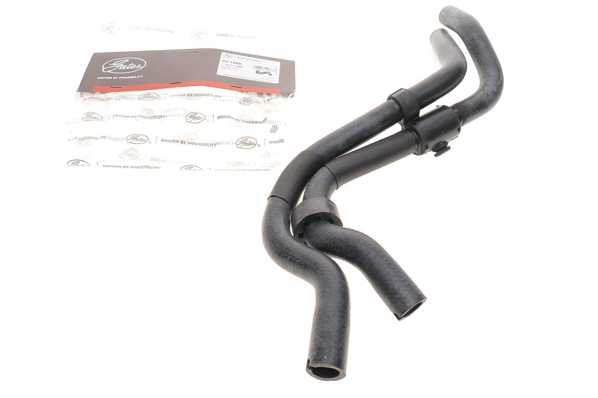 Патрубок системи охолодження Fiat Doblo 1.9JTD 01- (к-кт в зборі)