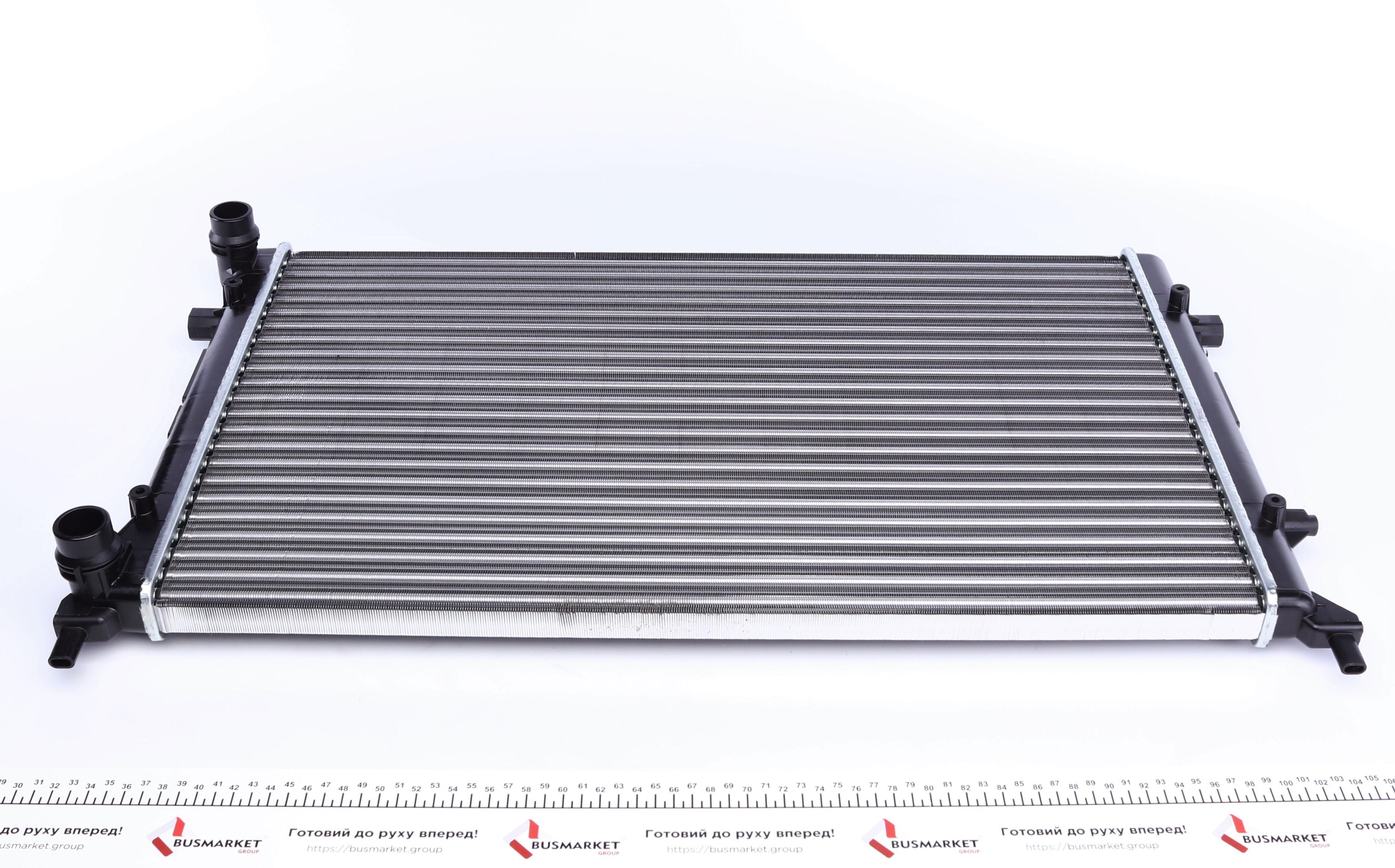 Радіатор охолодження VW Caddy 1.9TDI 03- (650x415x23) Alum. (d=32 мм/32 мм)