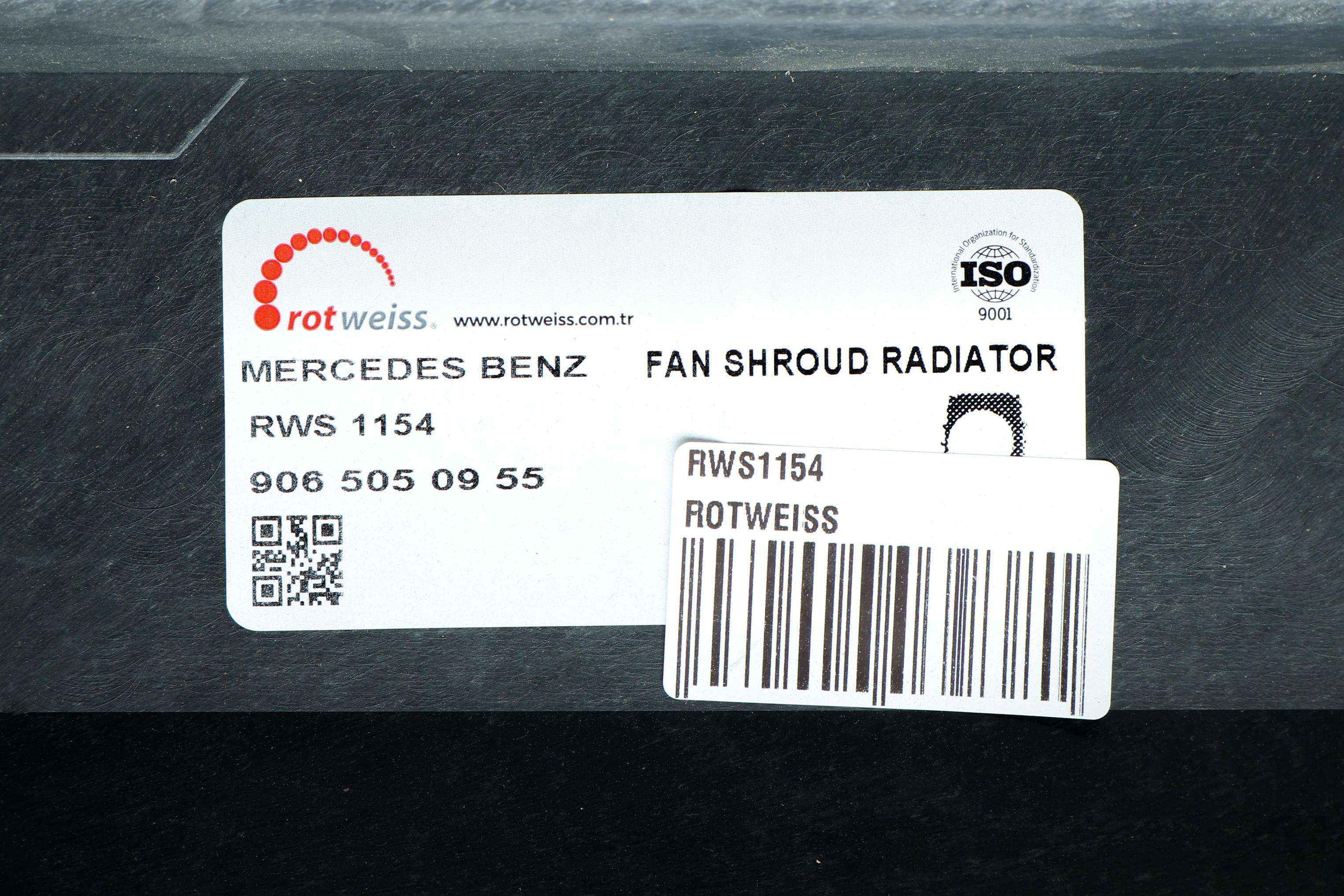 Дифузор радіатора MB Sprinter 319 OM642 3.0CDI 09-