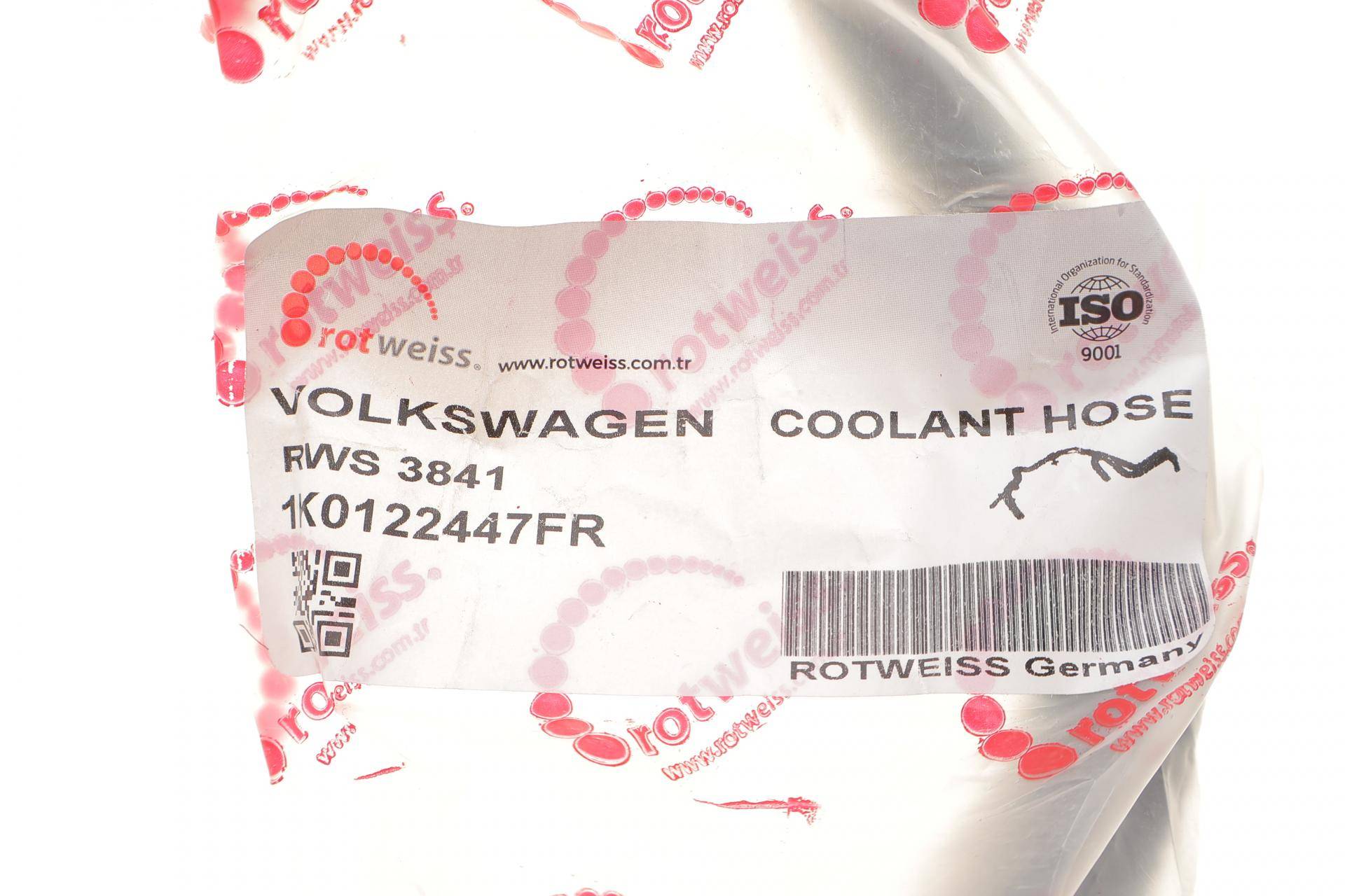 Патрубок системи охолодження Audi A3/Skoda Octavia/VW Golf V 1.9 TDI 03-10 (к-кт в зборі)