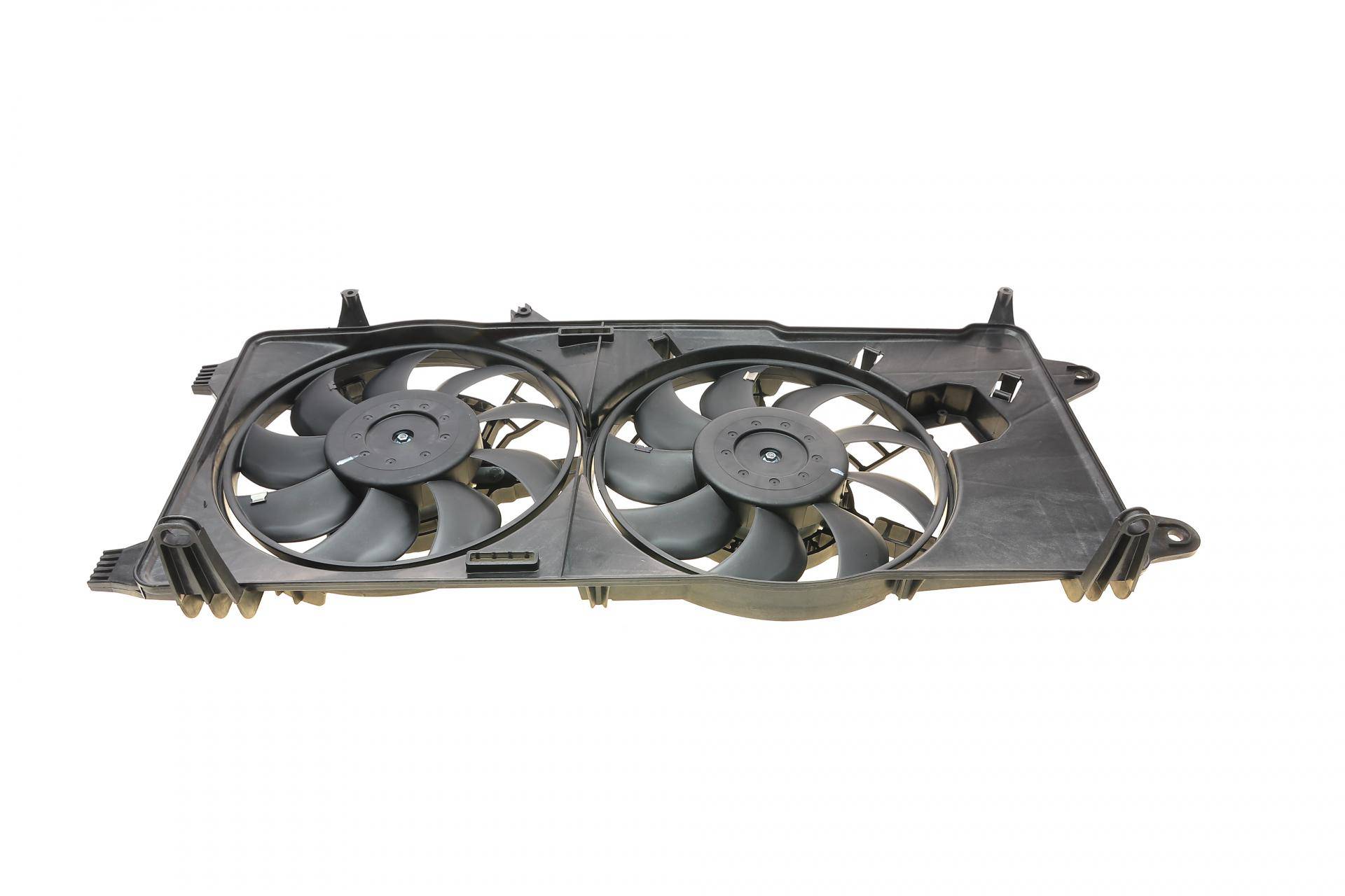 Вентилятор радіатора Fiat Doblo 1.3/1.9D 01- (з дифузором)