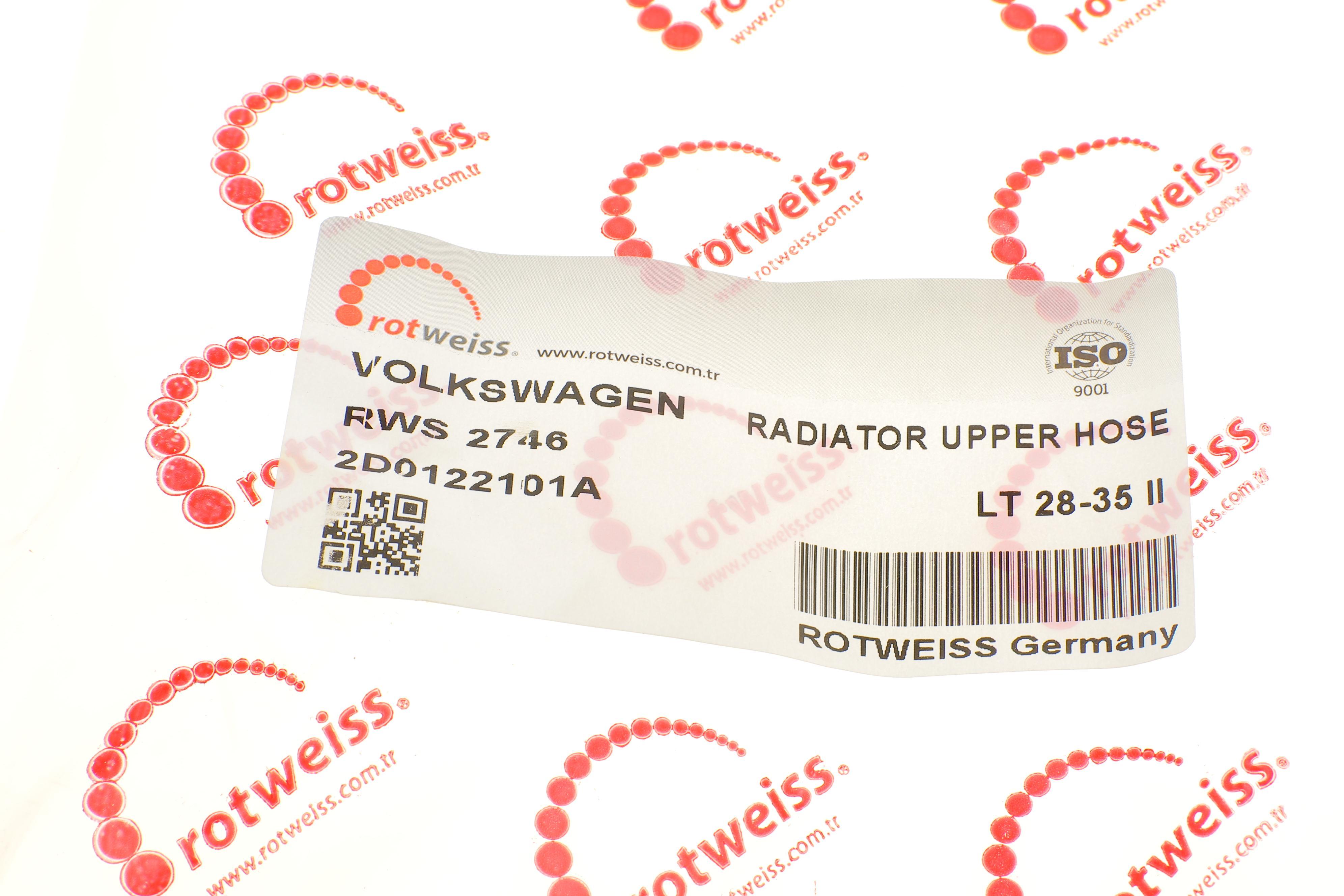 Патрубок системи охолодження VW LT 2.5TDI 96-06