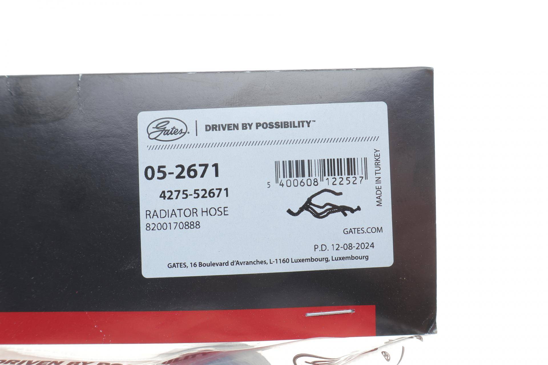 Патрубок радіатора Renault Megane II/Scenic II 1.9dCi (L) (к-кт)