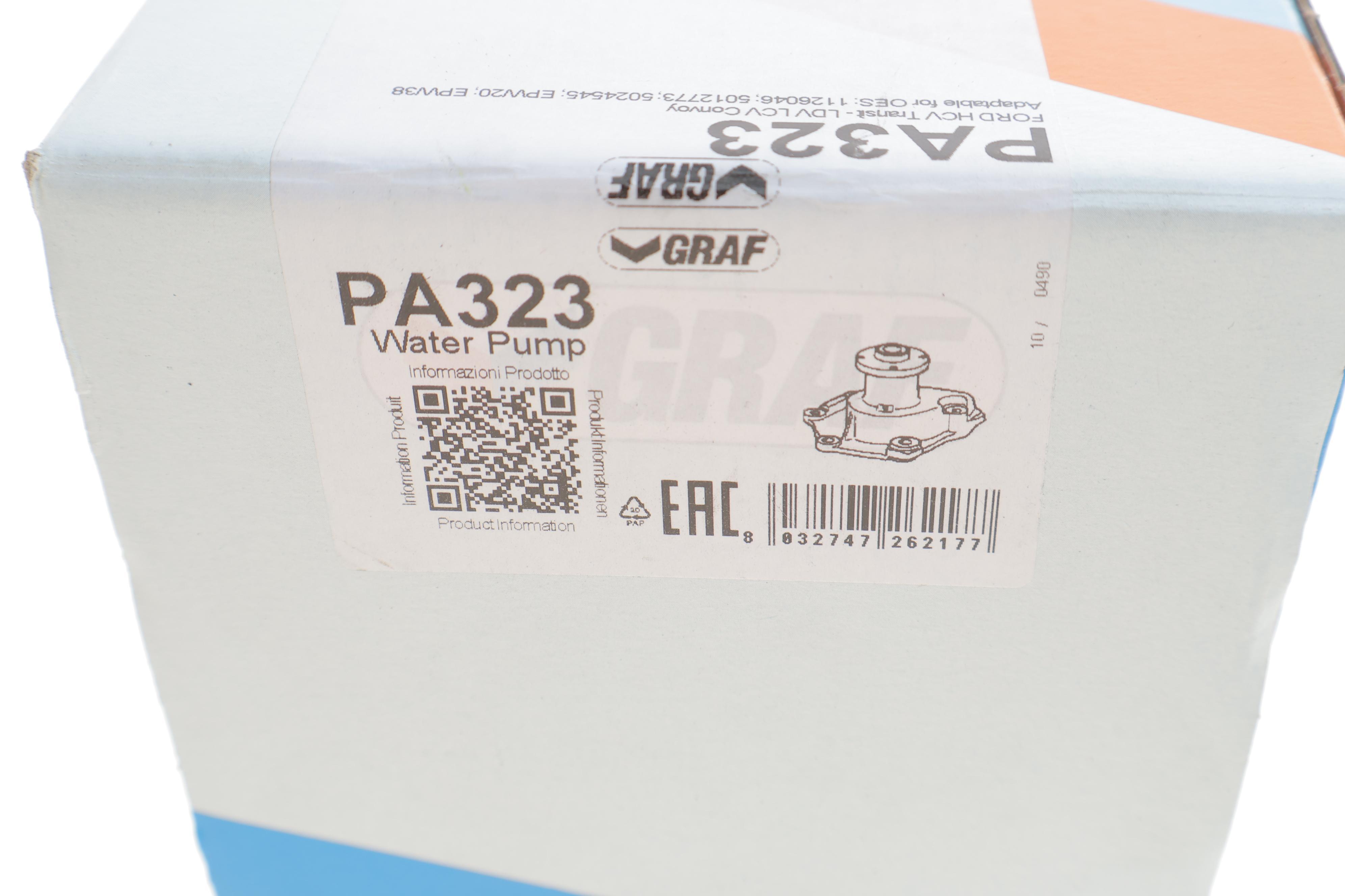 Помпа води Ford Transit III/IV/V/VI 2.5DI/TD/TDI 83-00 (R/B) (6 лоп.)