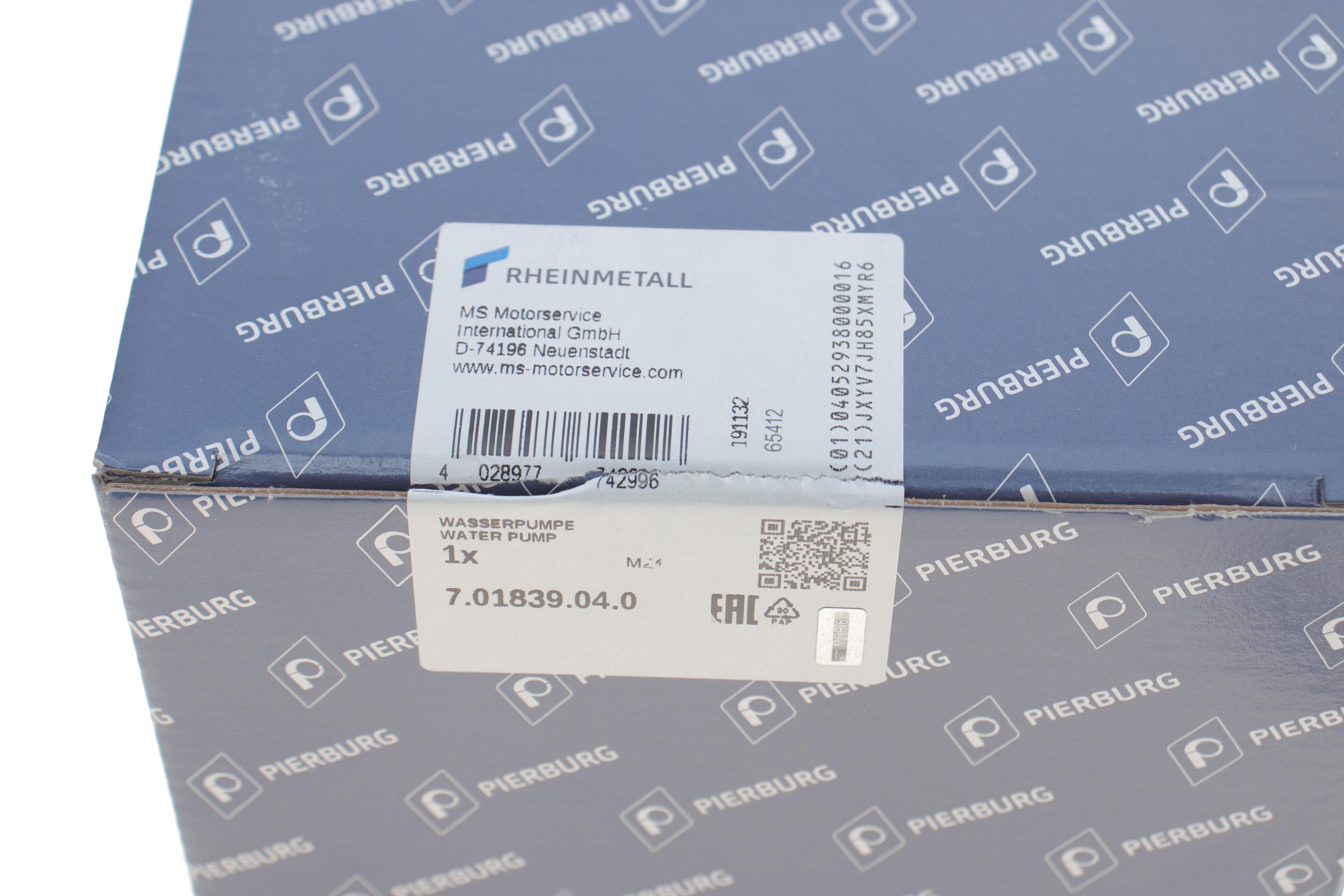 Помпа води Renault Megane III/Scenic III 1.9dCi 08-/Suzuki Grand Vitara 1.9DDiS 05-15