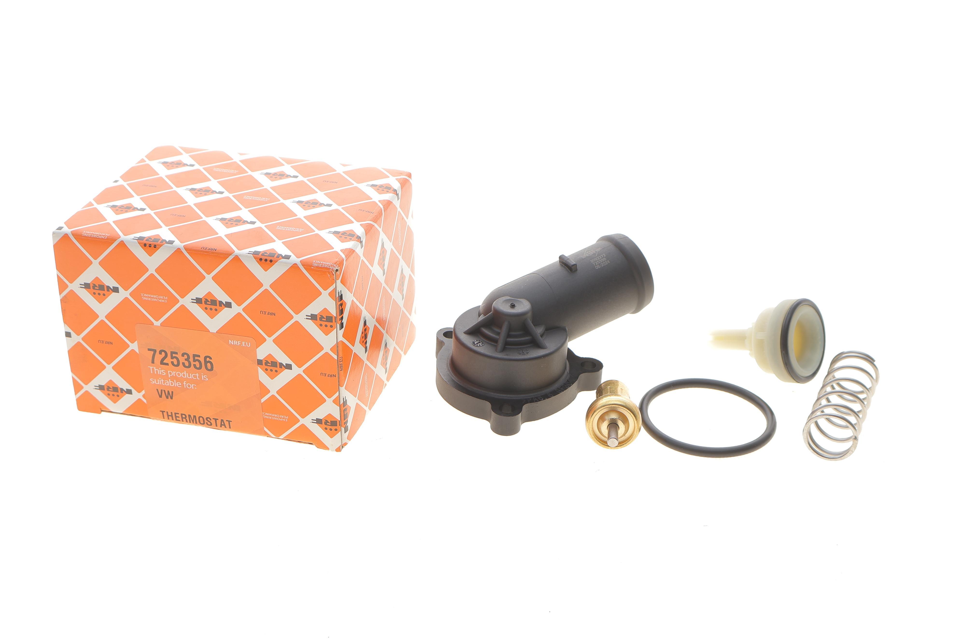 Термостат VW Polo/Skoda Fabia 1.4/1.6 09-16 (87/102°C) (з корпусом)