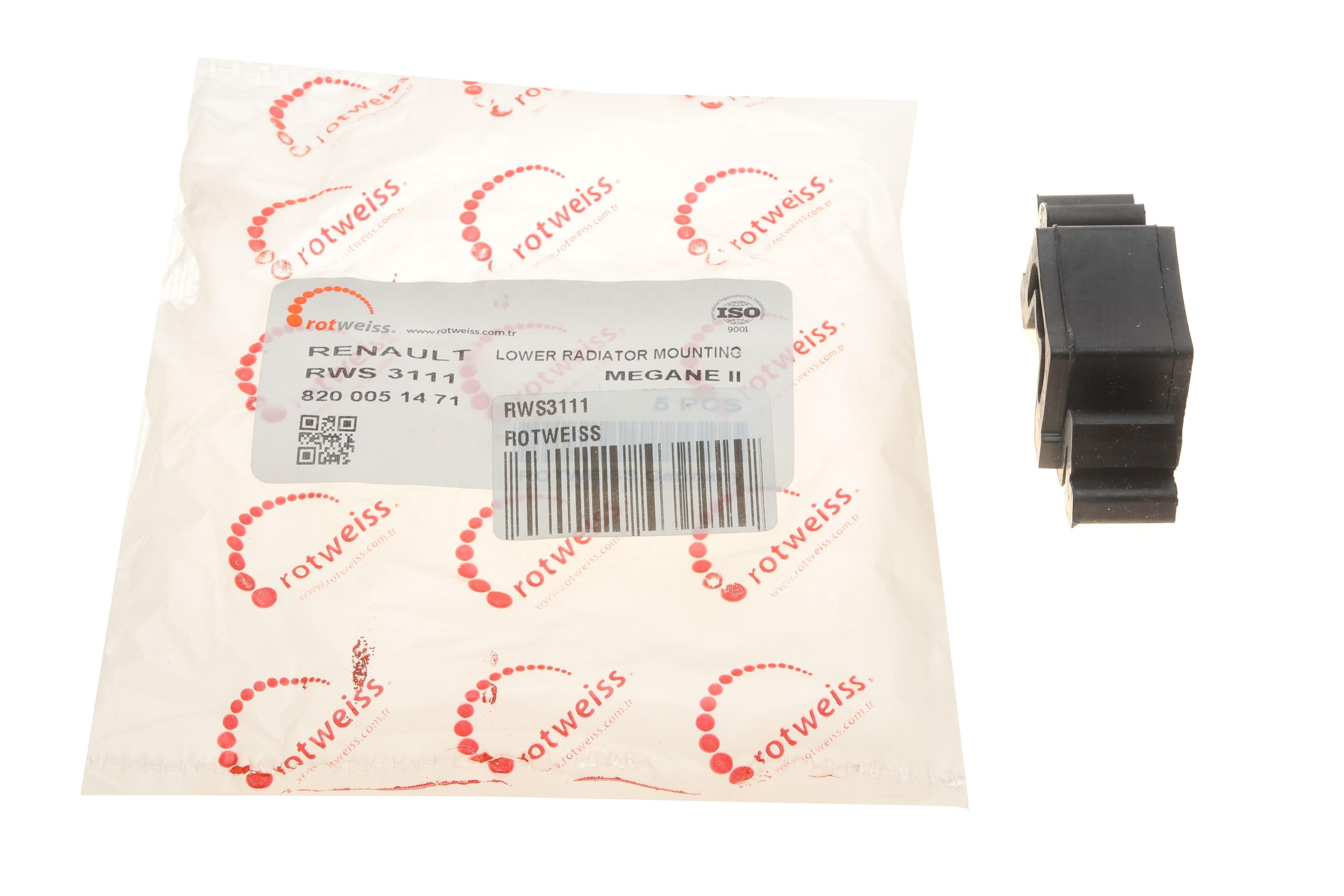 Подушка радіатора Renault Kangoo/Megane II 02-