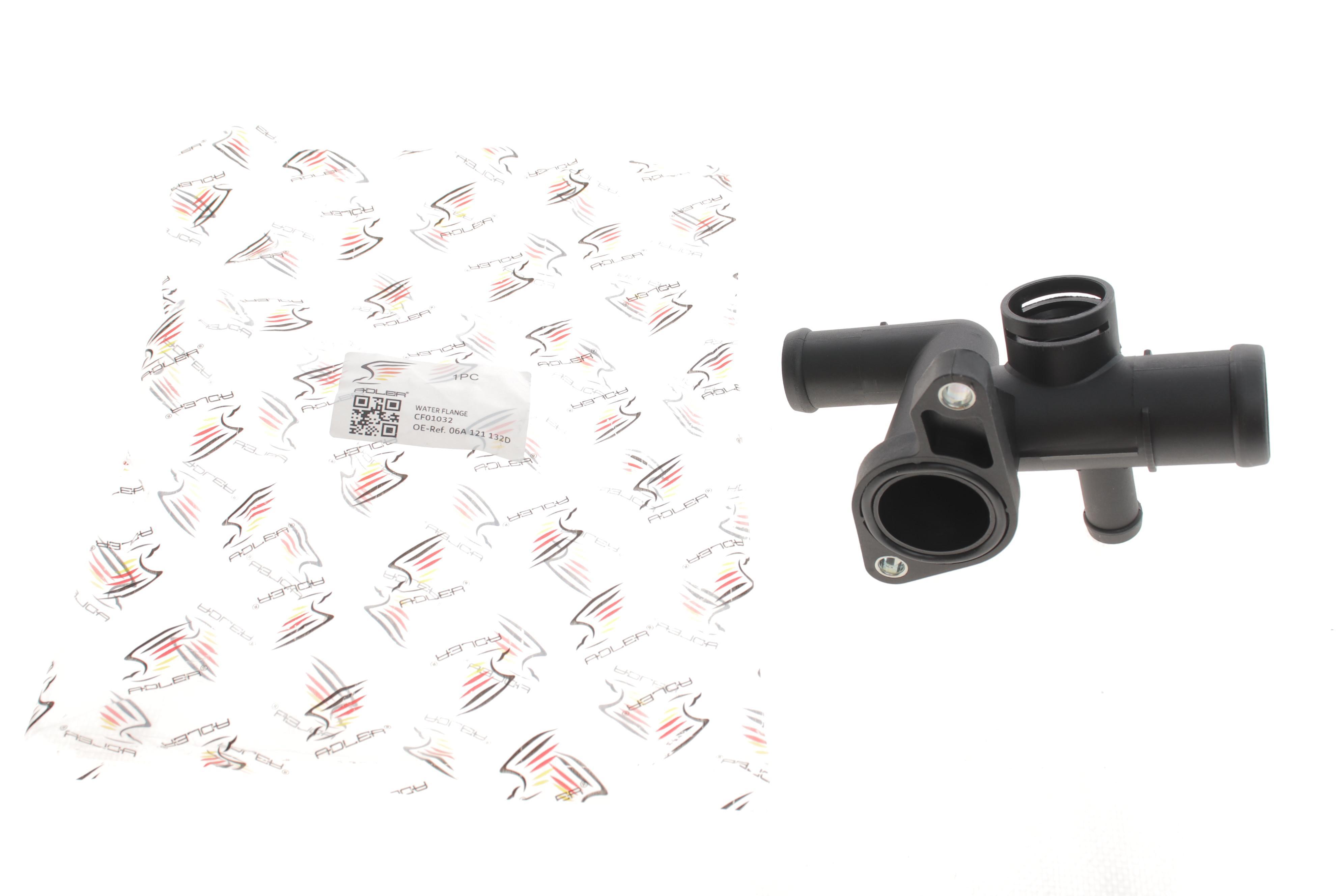 Фланець системи охолодження Skoda Octavia I/ VW Golf IV 1.8 97-10