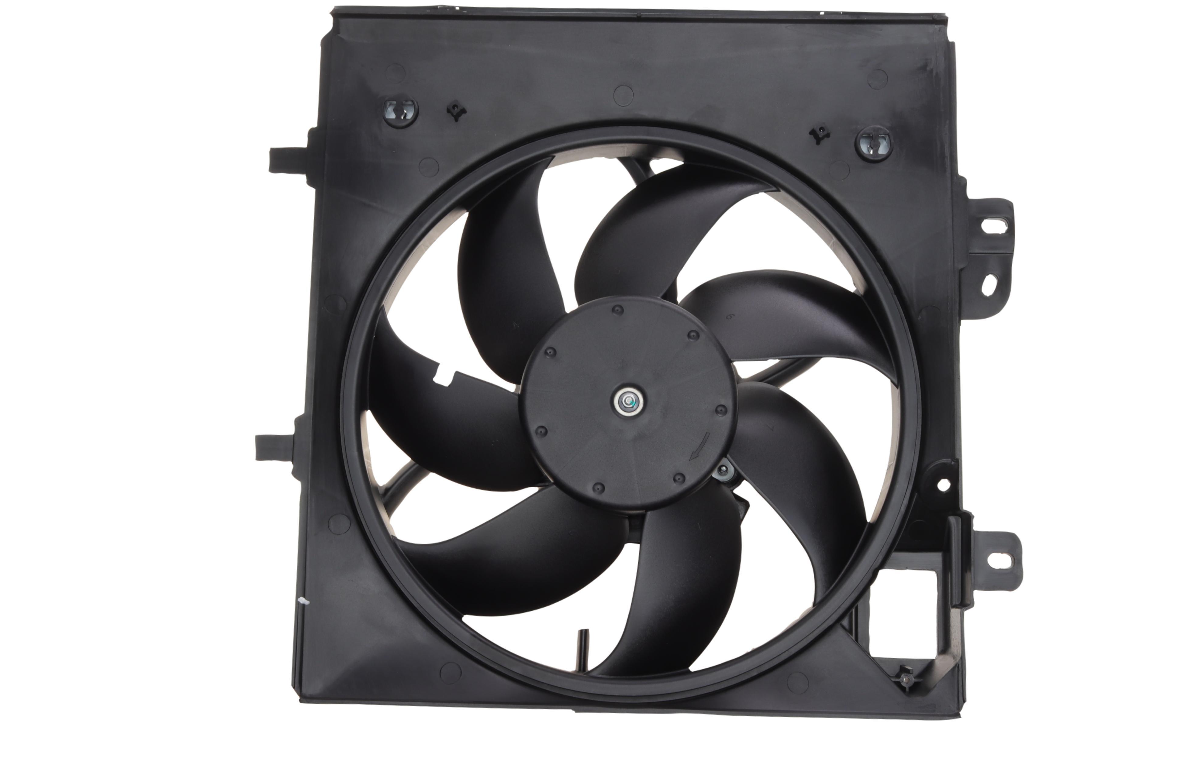 Вентилятор радіатора Citroen C2/C3 1.1-1.6 02-/Peugeot 1007/207/208 1.0-1.6 05- (з дифузором)