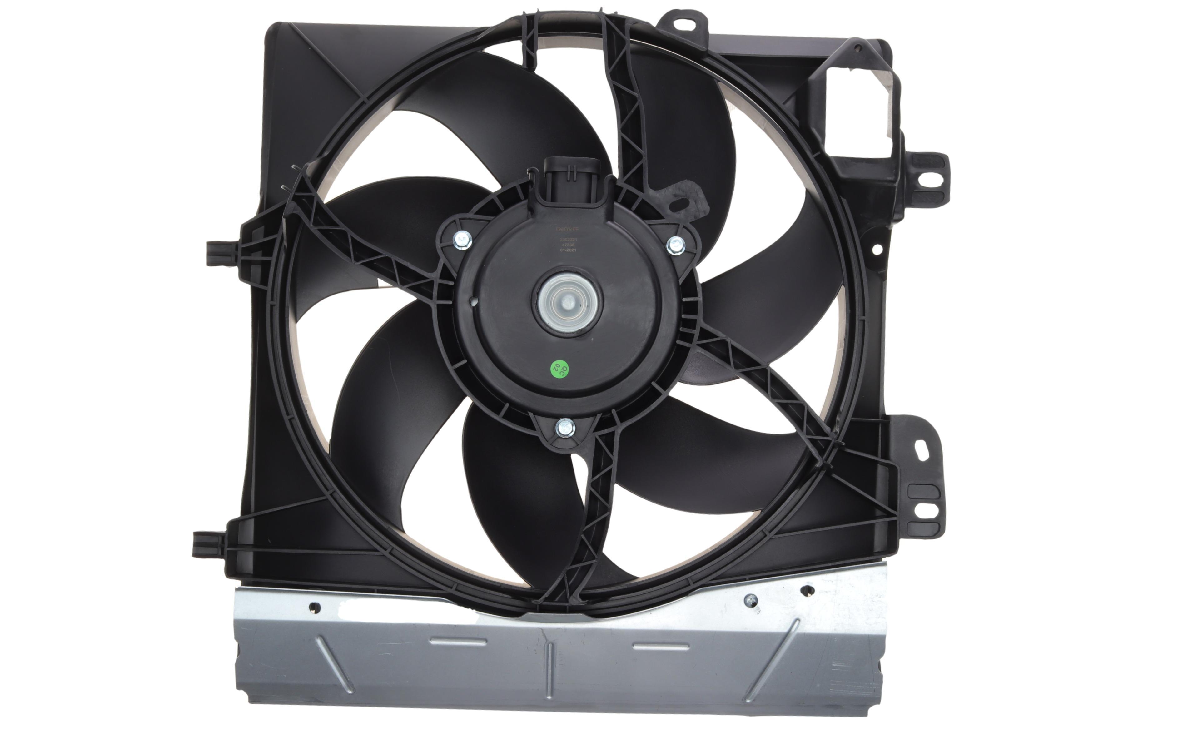 Вентилятор радіатора Citroen C2/C3 1.1-1.6 02-/Peugeot 1007/207/208 1.0-1.6 05- (з дифузором)