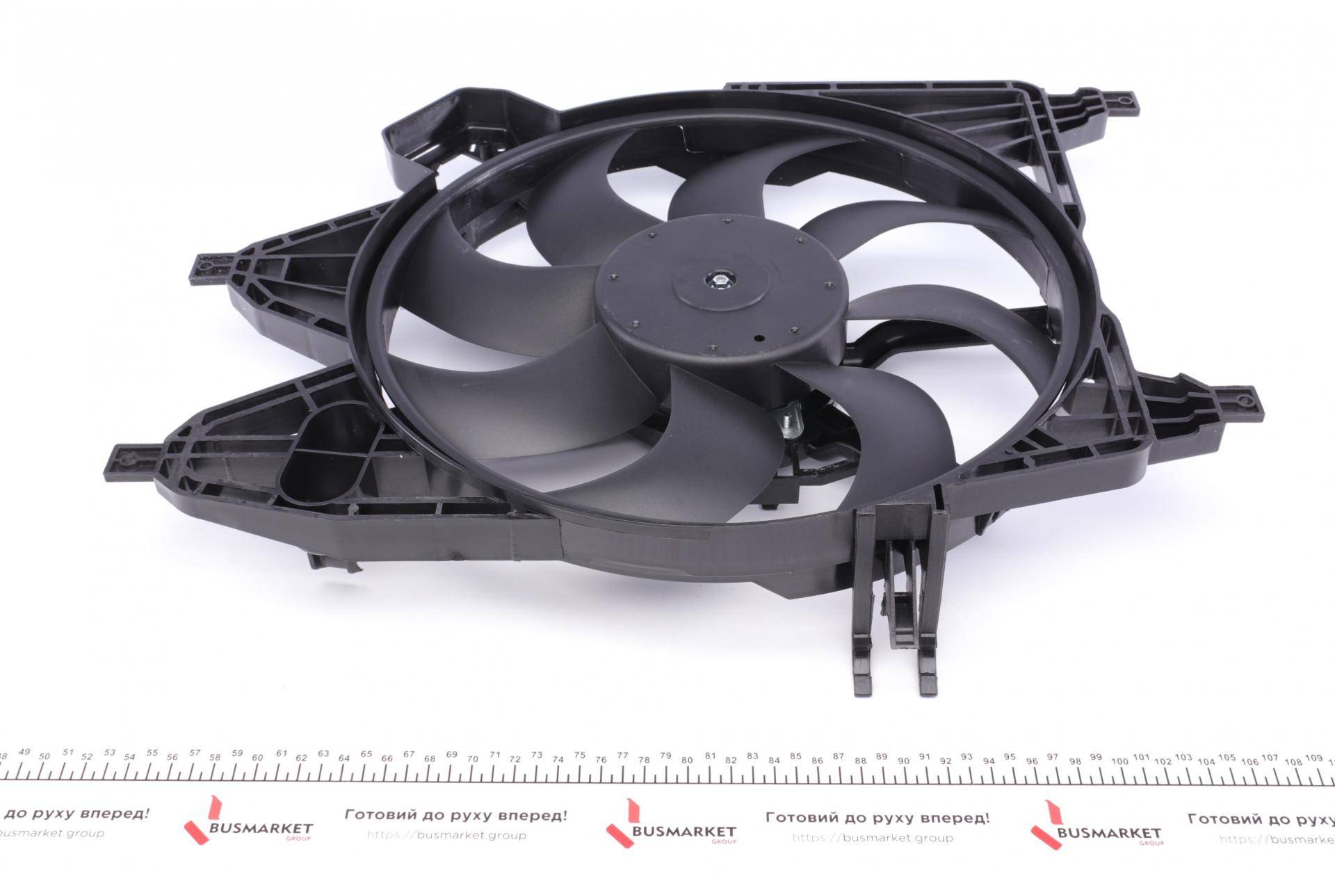 Вентилятор радіатора Renault Kangoo 1.5 dCi 03- (з дифузором)