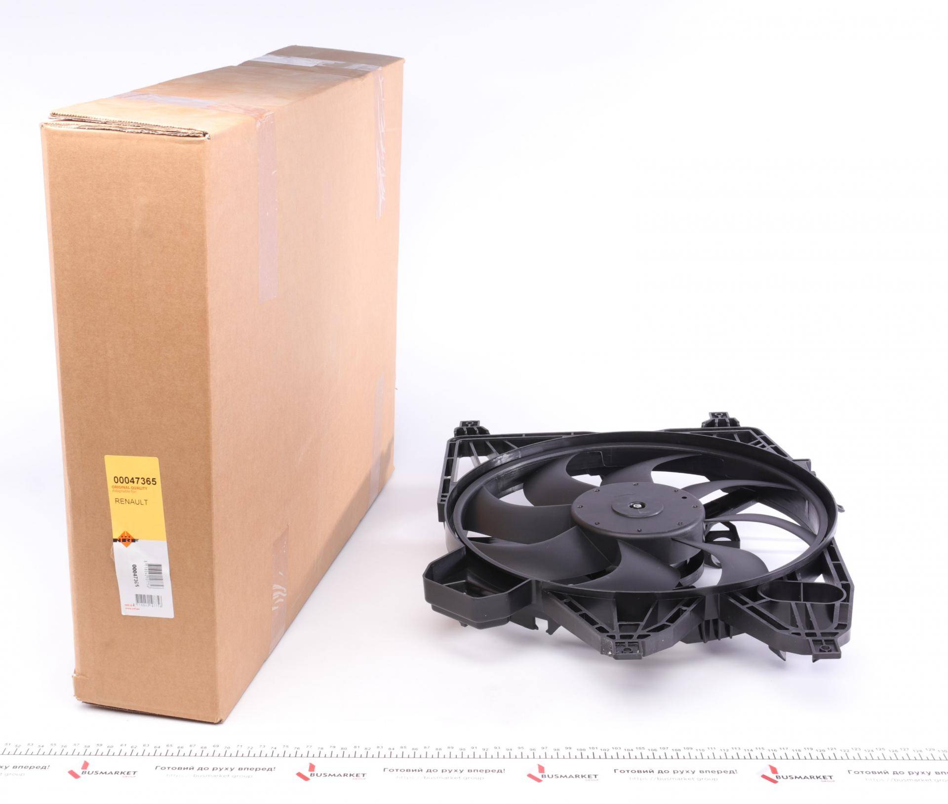 Вентилятор радіатора Renault Kangoo 1.5 dCi 03- (з дифузором)