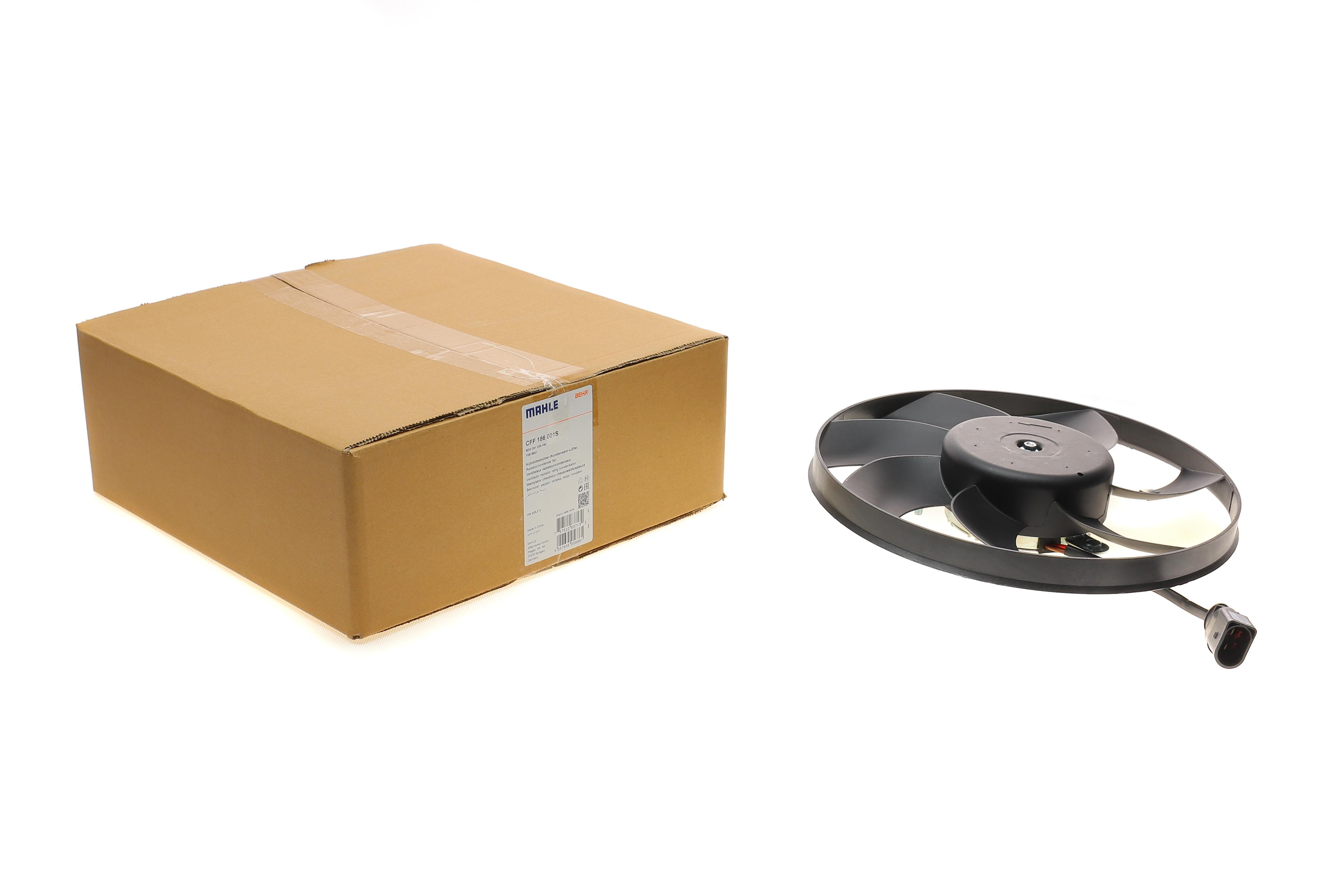 Вентилятор охолодження двигуна VW Caddy III 1.9/2.0 TDI 04- (d=295)