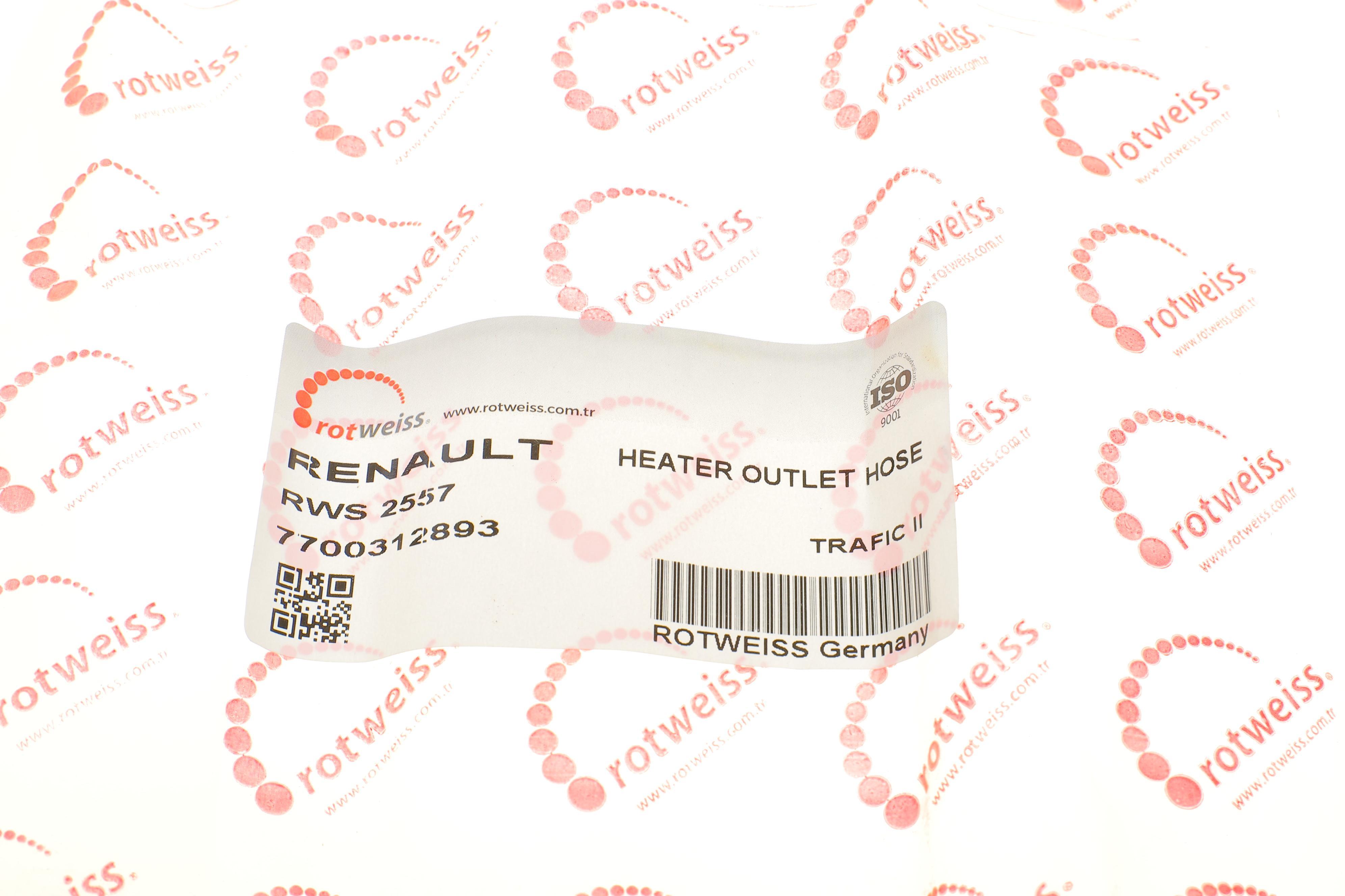 Патрубок системи охолодження Renault Trafic/Opel Vivaro 1.9dCI 01-