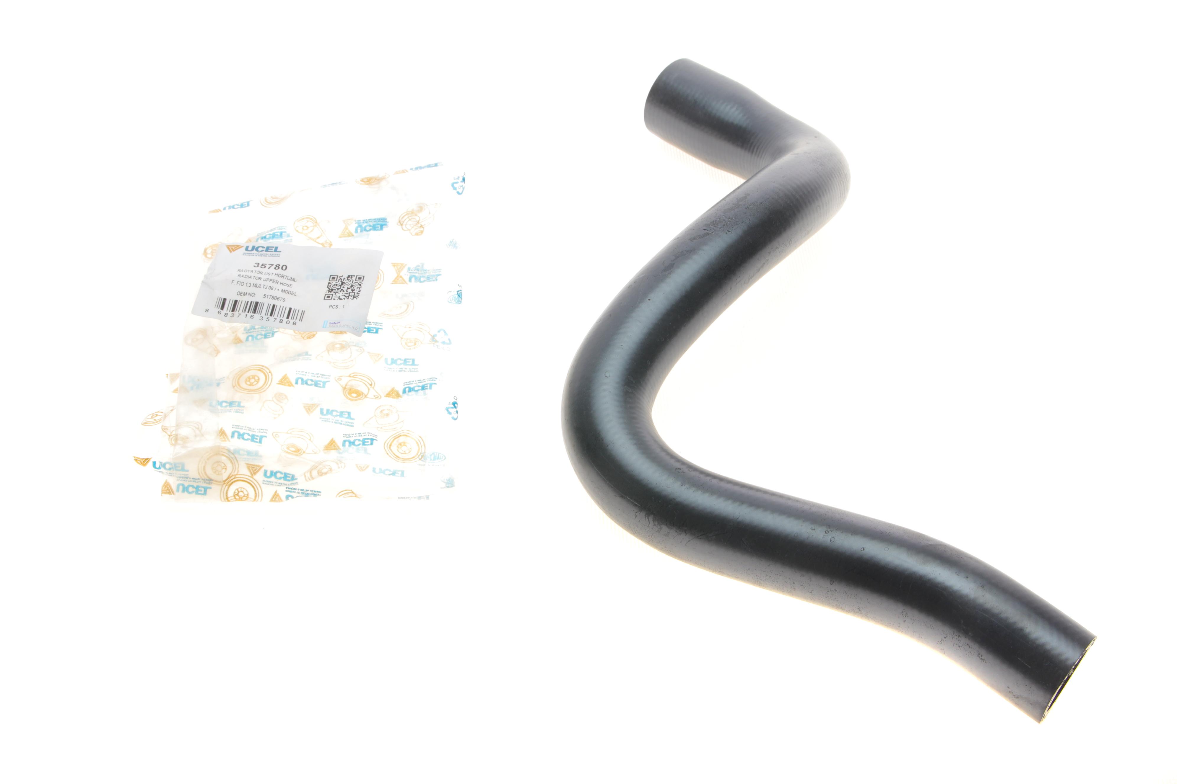 Патрубок радіатора (верхній) Fiat Fiorino 1.3D Multijet 07-