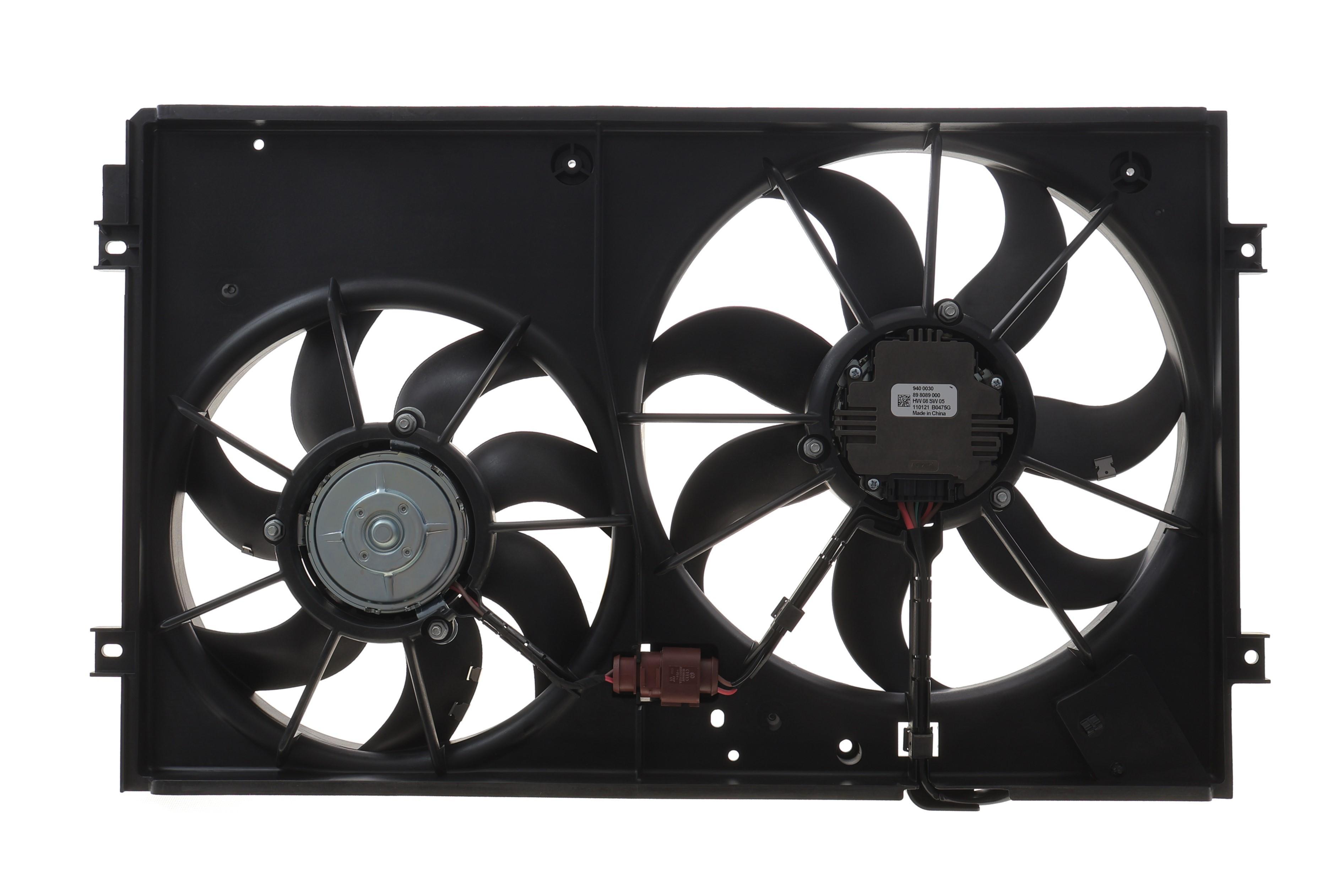 Вентилятор охолодження двигуна VW Polo 1.8 GTI 14-17 (з дифузором)