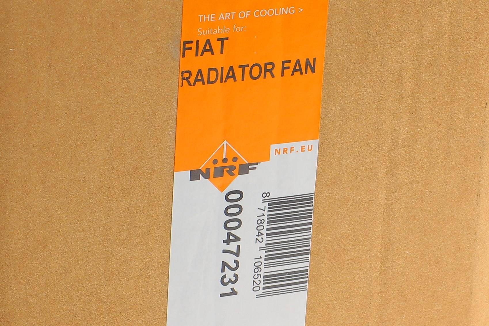 Вентилятор радіатора Fiat Doblo 1.3/1.9JTD 01- (з дифузором)