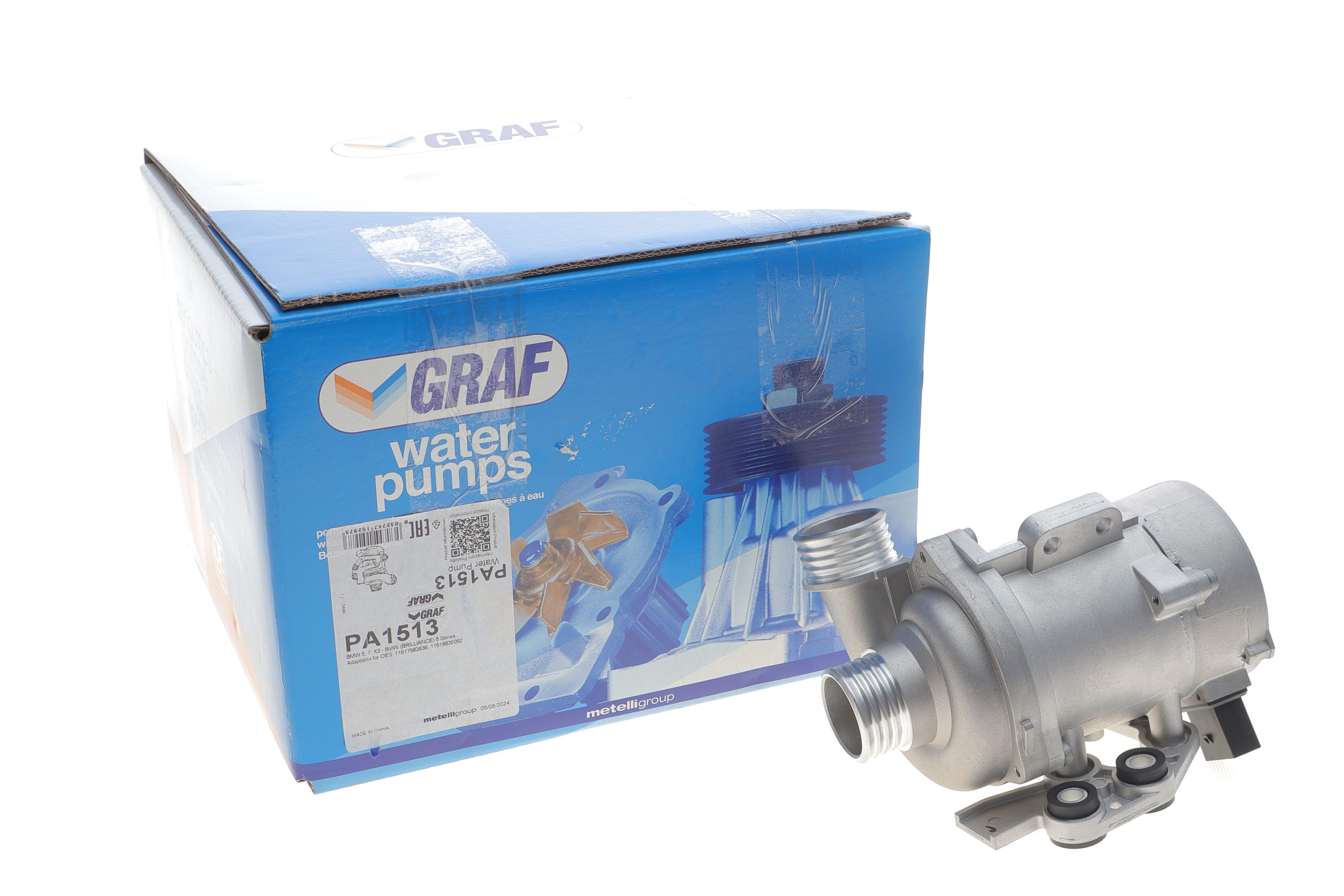 Помпа води BMW 5 (F10/F11)/X3 (F25) 3.0 N52/N53 09- (8 лоп) (electric)