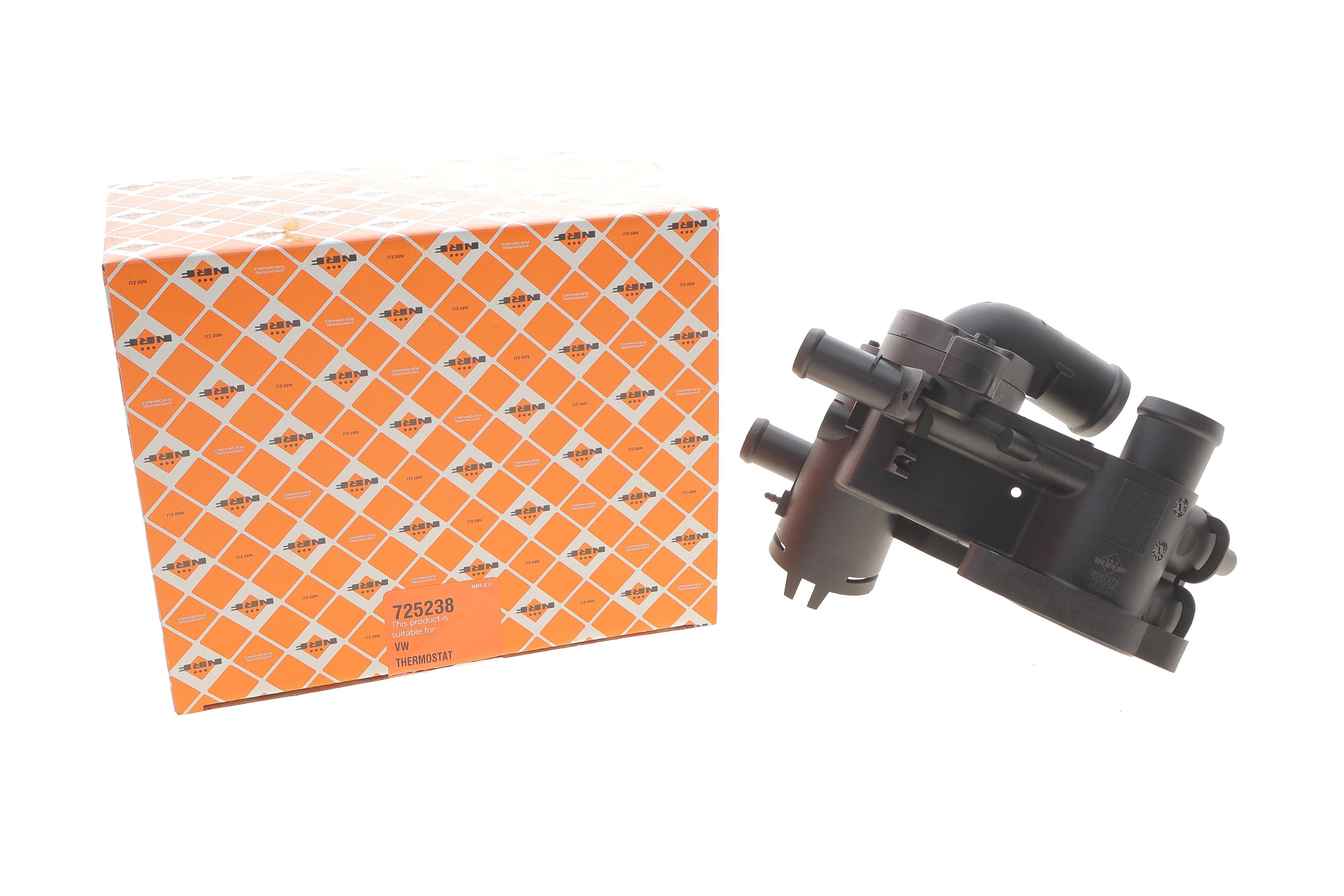 Термостат VW Polo/Skoda Fabia 1.4 99-14/Roomster 1.4 07-15 (87°) (з корпусом) (HENSCHEL)