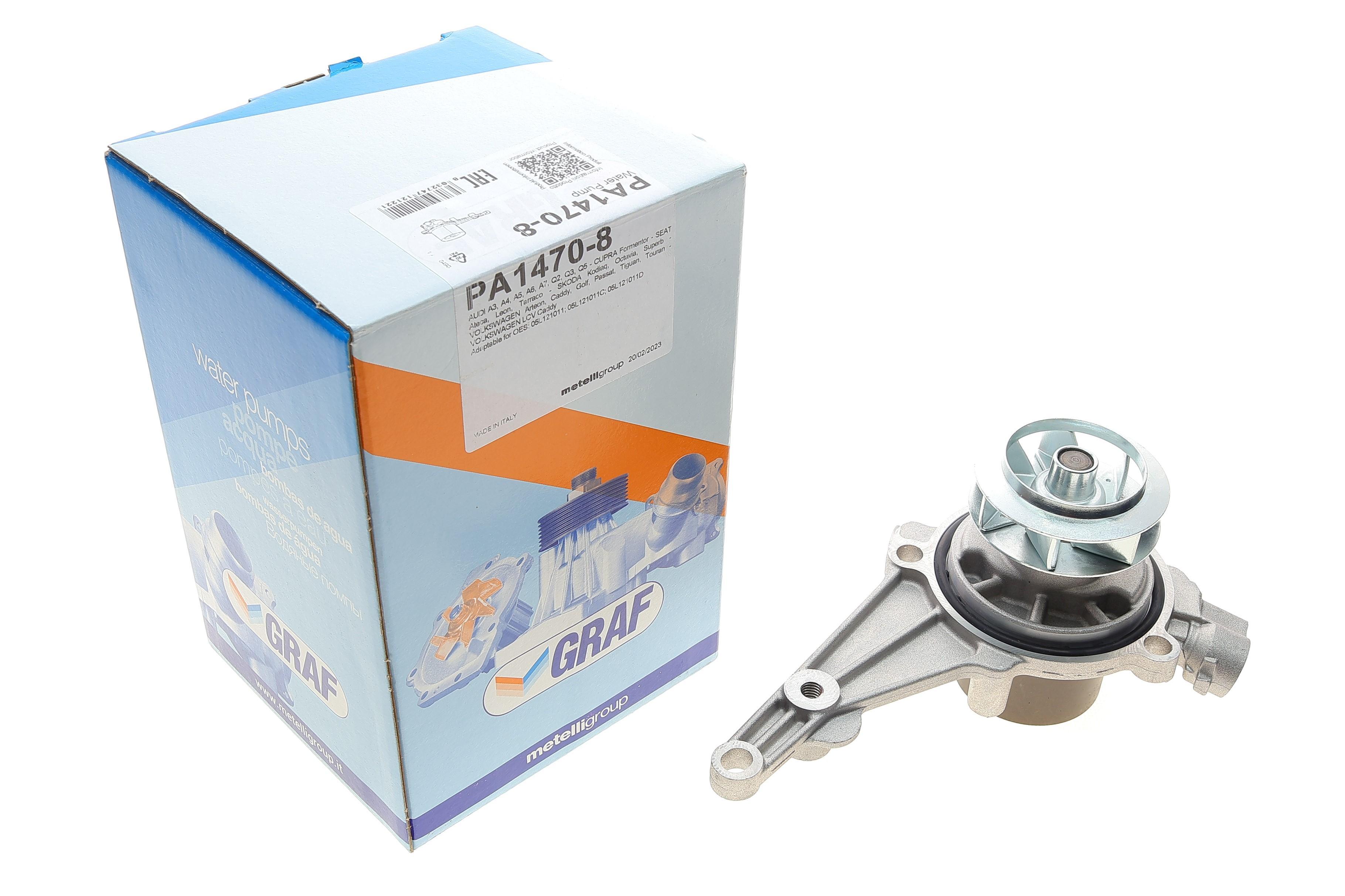 Помпа води Audi A3/A4/A6/Q2/Q3/Skoda Octavia/VW Passat B8 2.0D 18- (з прокладкою)