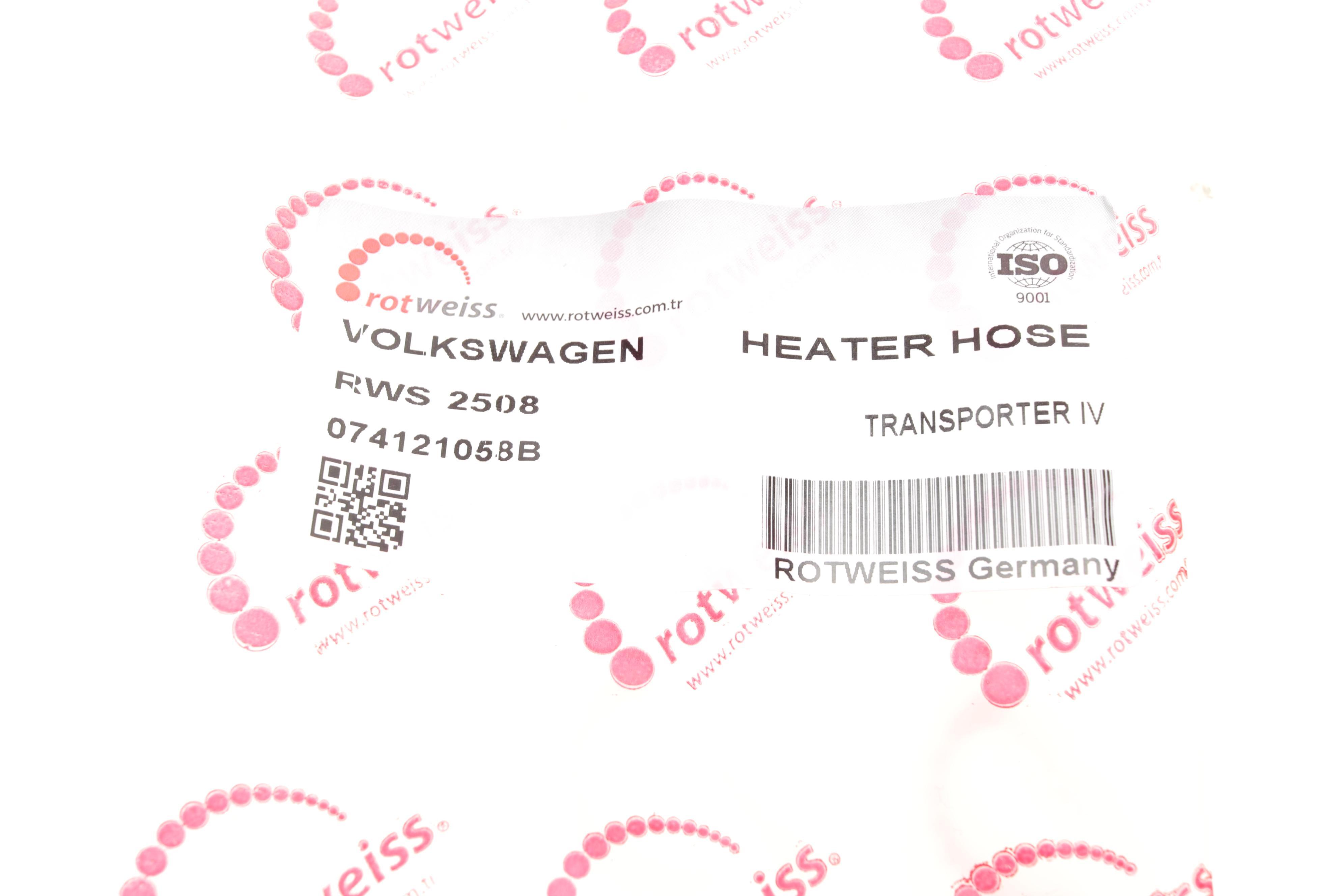 Патрубок системи охолодження VW T4 2.4D/2.5 90-03