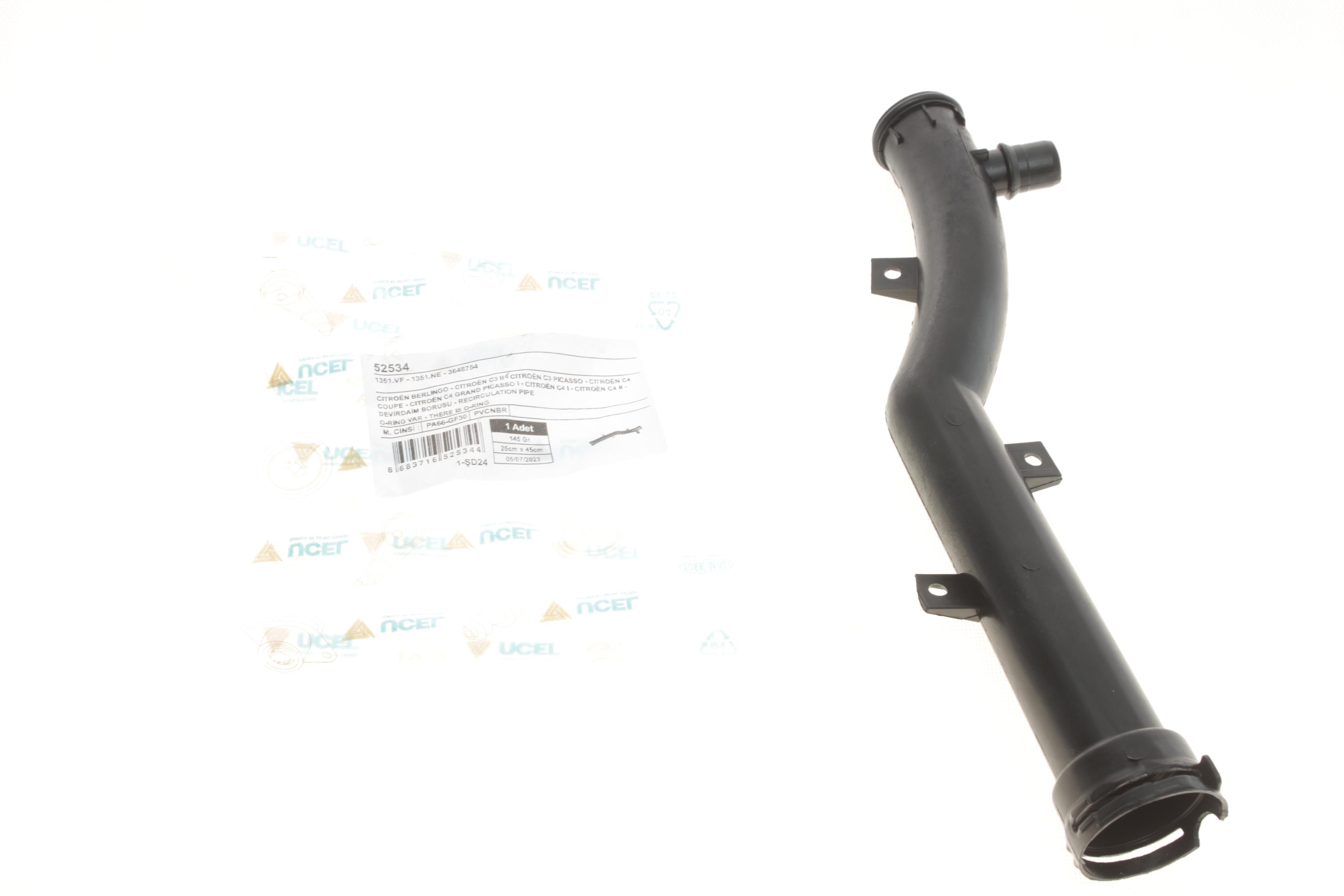 Патрубок системи охолодження Citroen Berlingo/Peugeot Partner 1.4-1.6 16V 06-