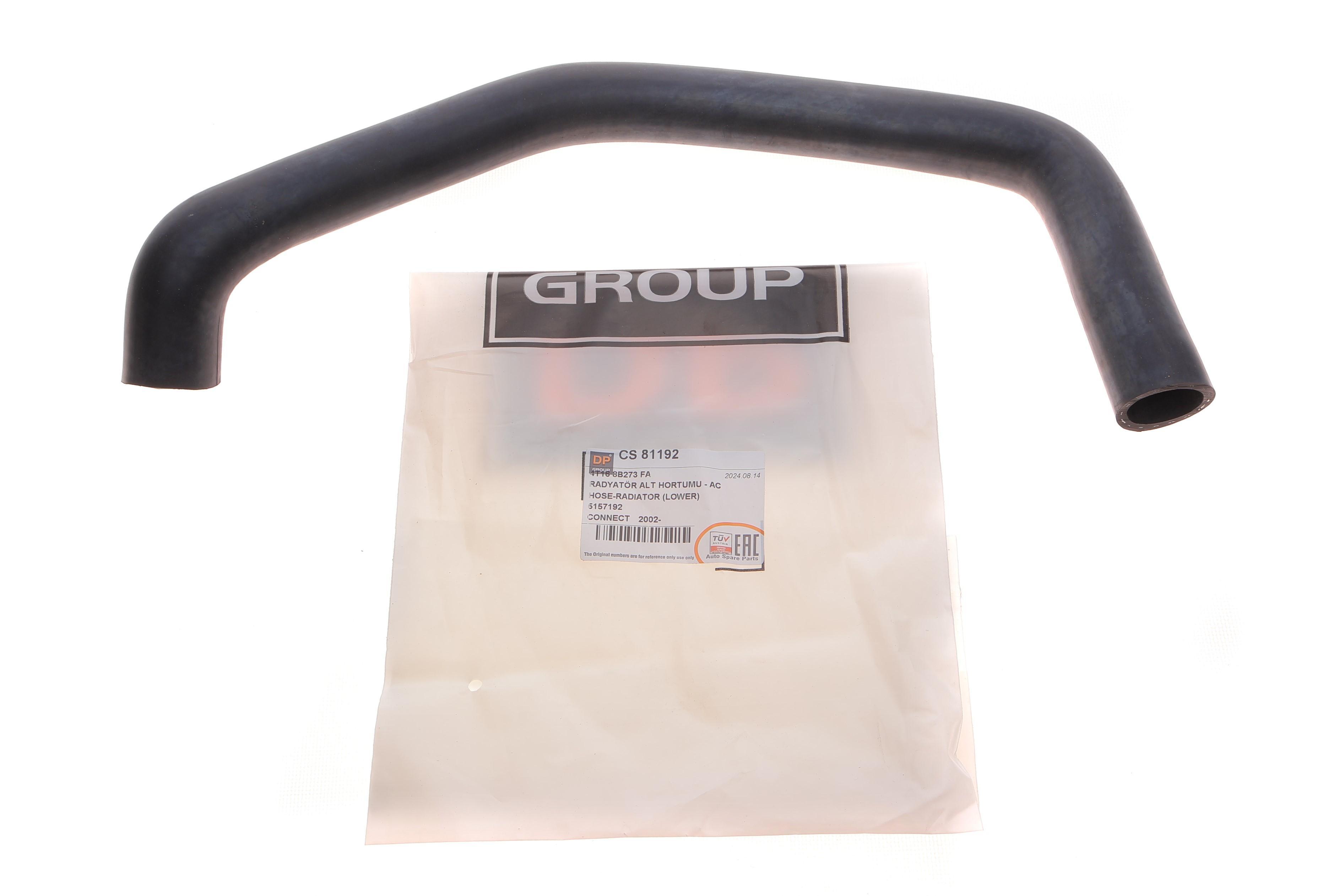 Патрубок радіатора (нижній) Ford Transit Connect 1.8 TDCi 03-13