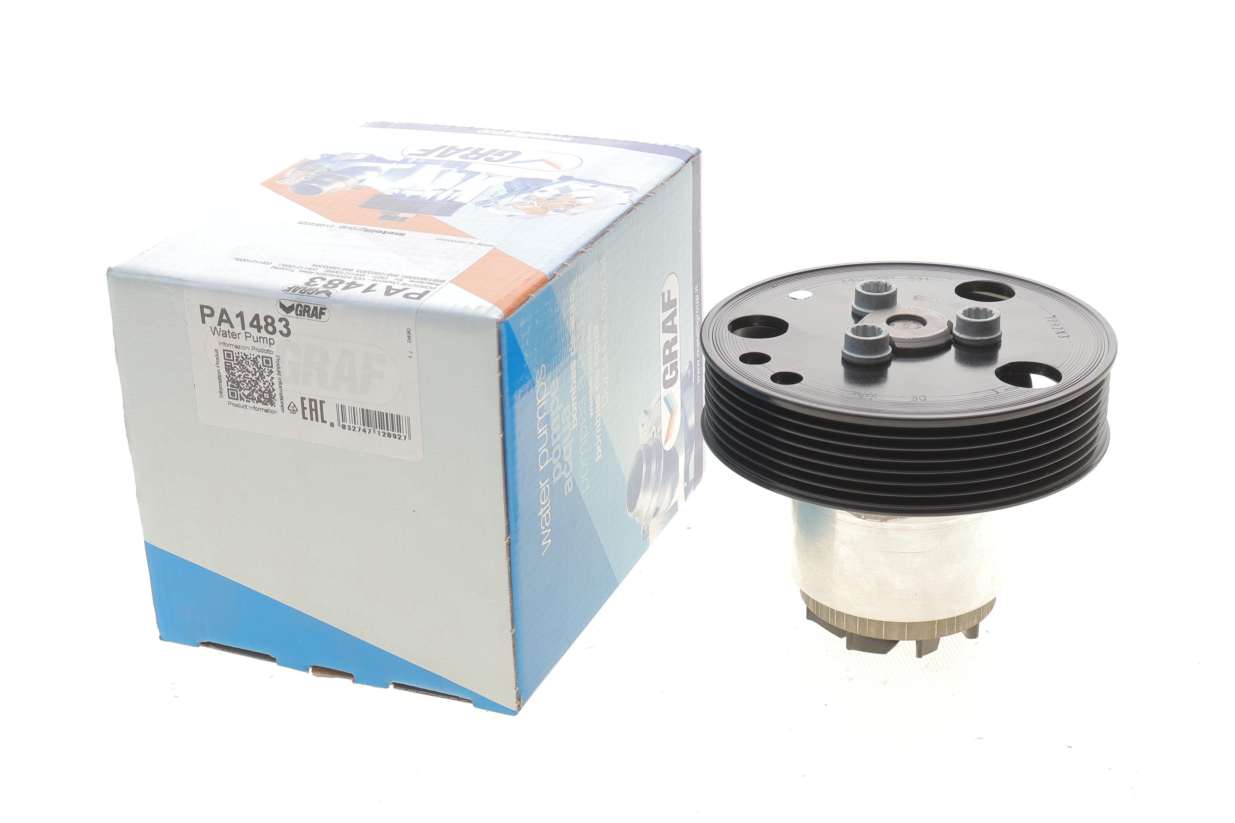 Помпа води VW Touareg 10-/Porsche Cayenne 3.6 10- (7PK/d=121.5mm)