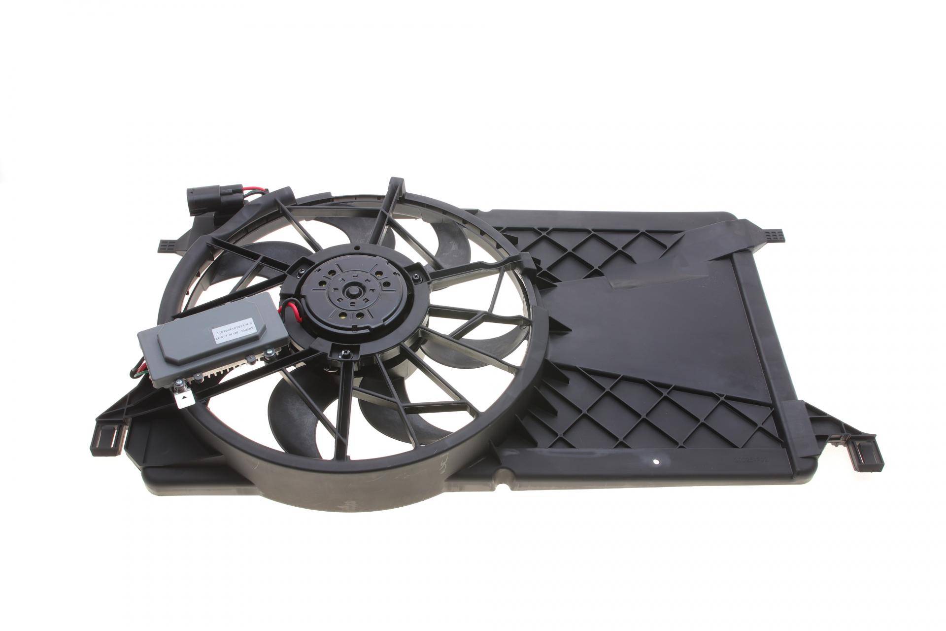 Вентилятор охолодження двигуна Mazda 3 1.6D/2.0D 03-09 (d=390mm)  (з дифузором)